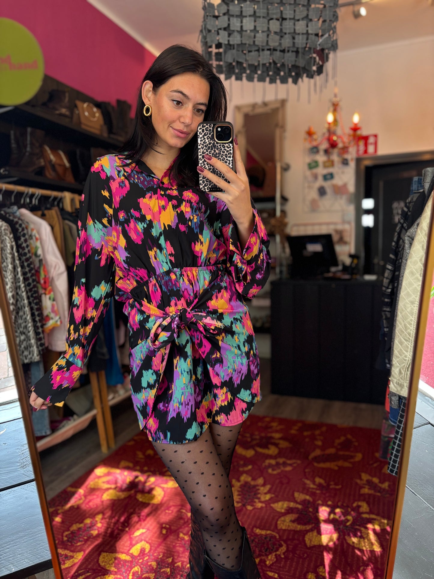 472-5 Loavies jurkje gekleurd maat L