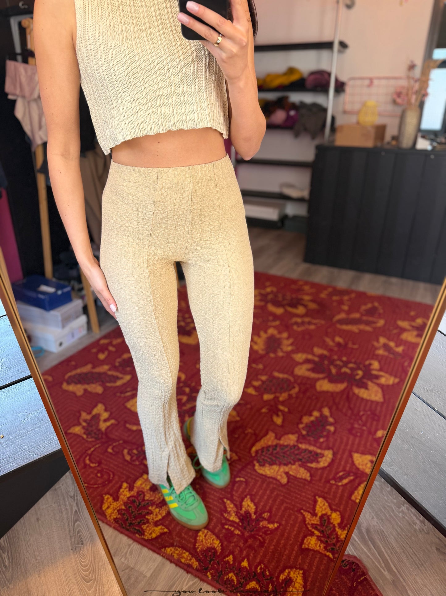 407-89 Mango broek maat S