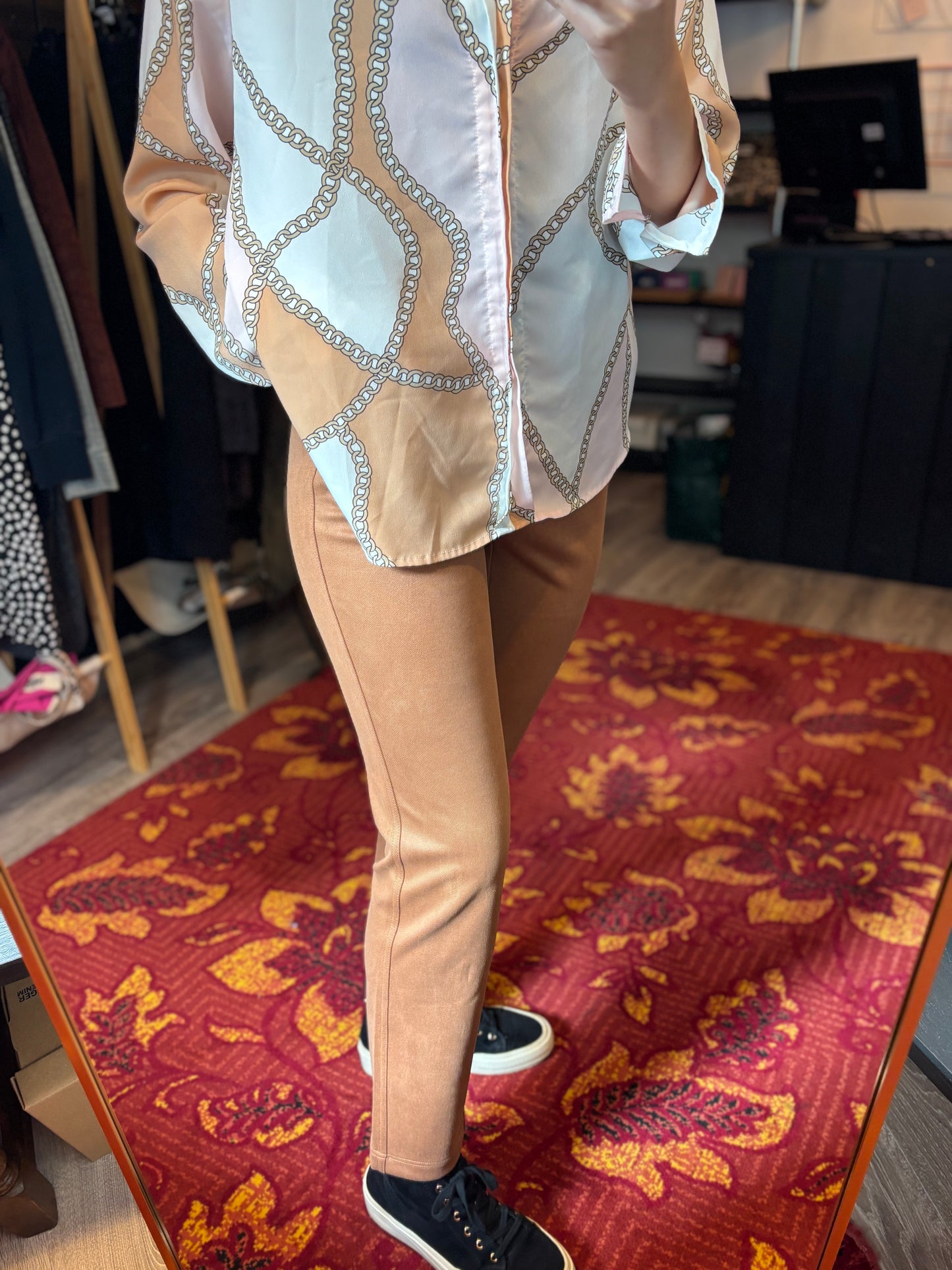 480-4 Cotton club broek maat M