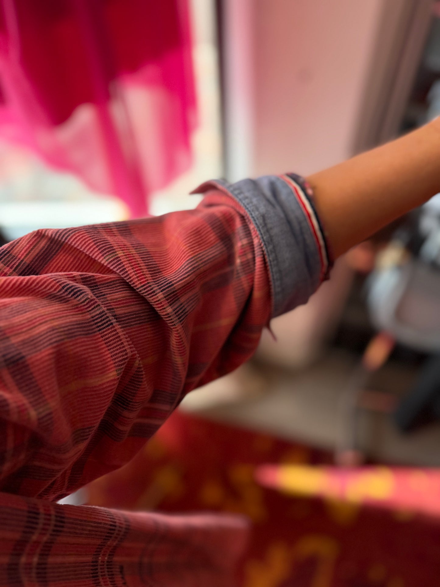 413-22 Tommy Hilfiger blouse jurk maat L