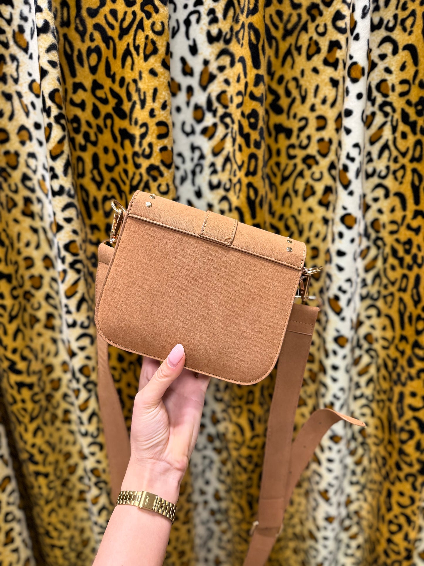 252-22 Bruine cowboy bag