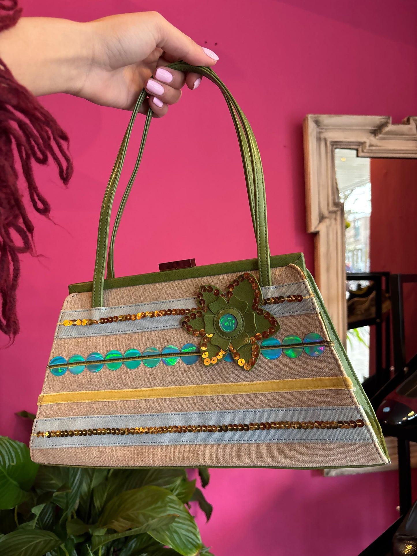 400-1 Oilily bag green