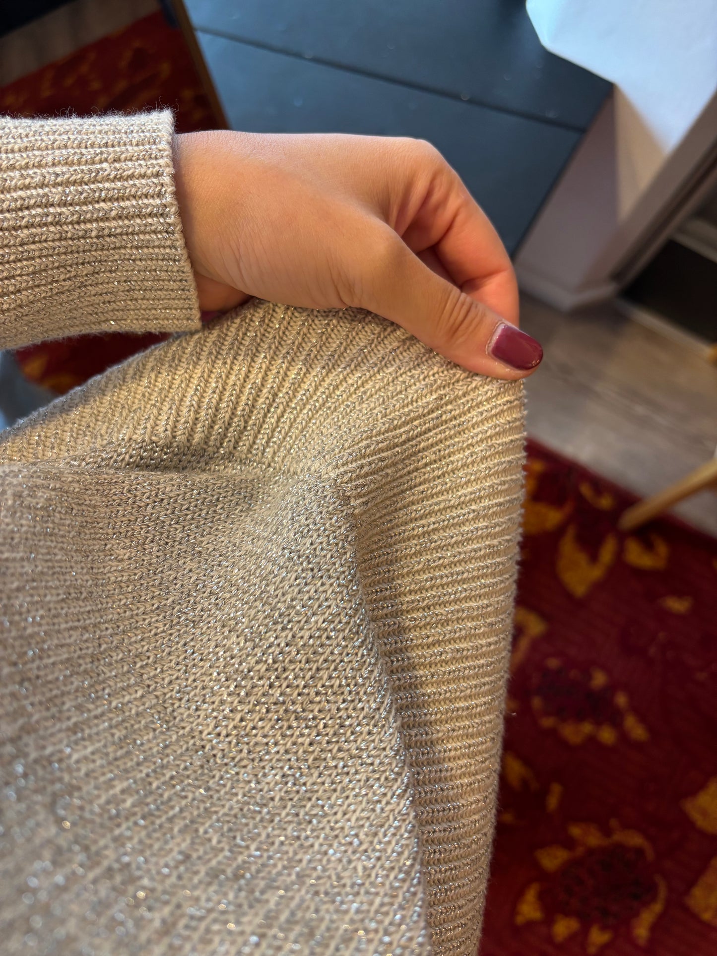 363-68 Oui light gold jumper size S