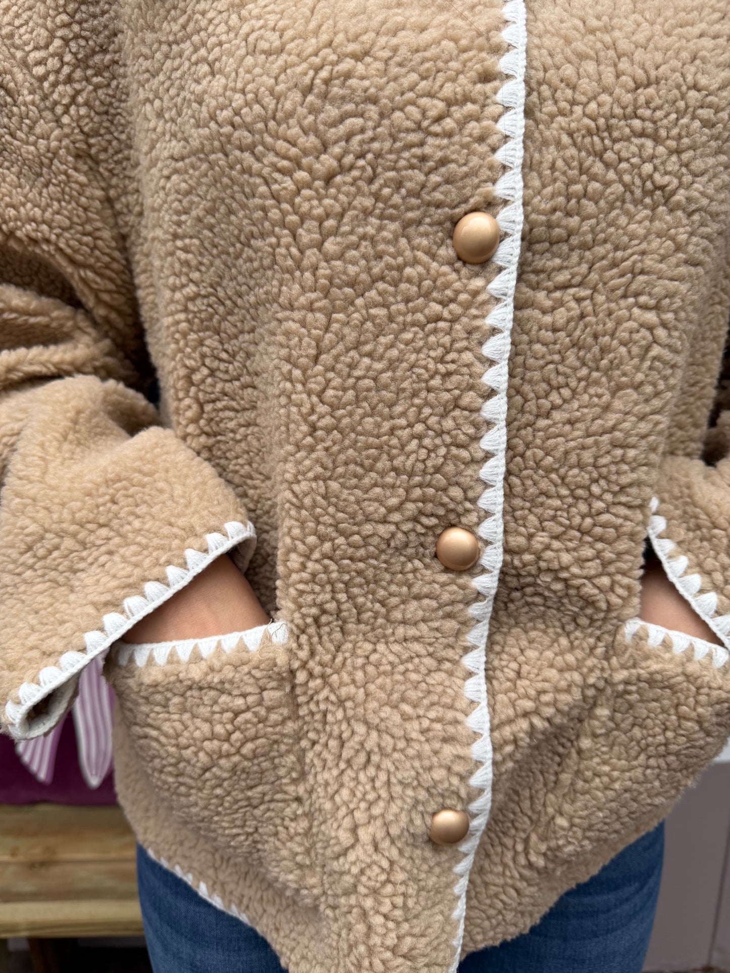 400-157 Gimme teddy jasje/vest maat M