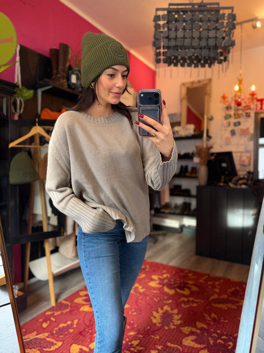 254-104 Wol/cashmere trui maat XL