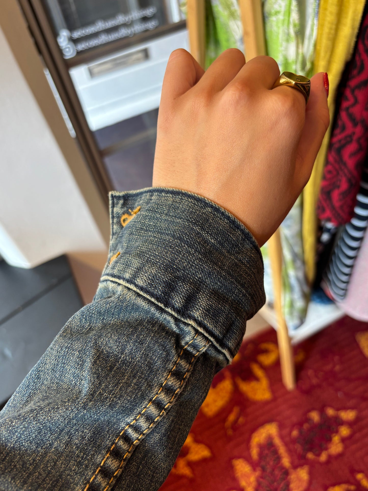 444-2 Zoi amsterdam spijkerjas maat L