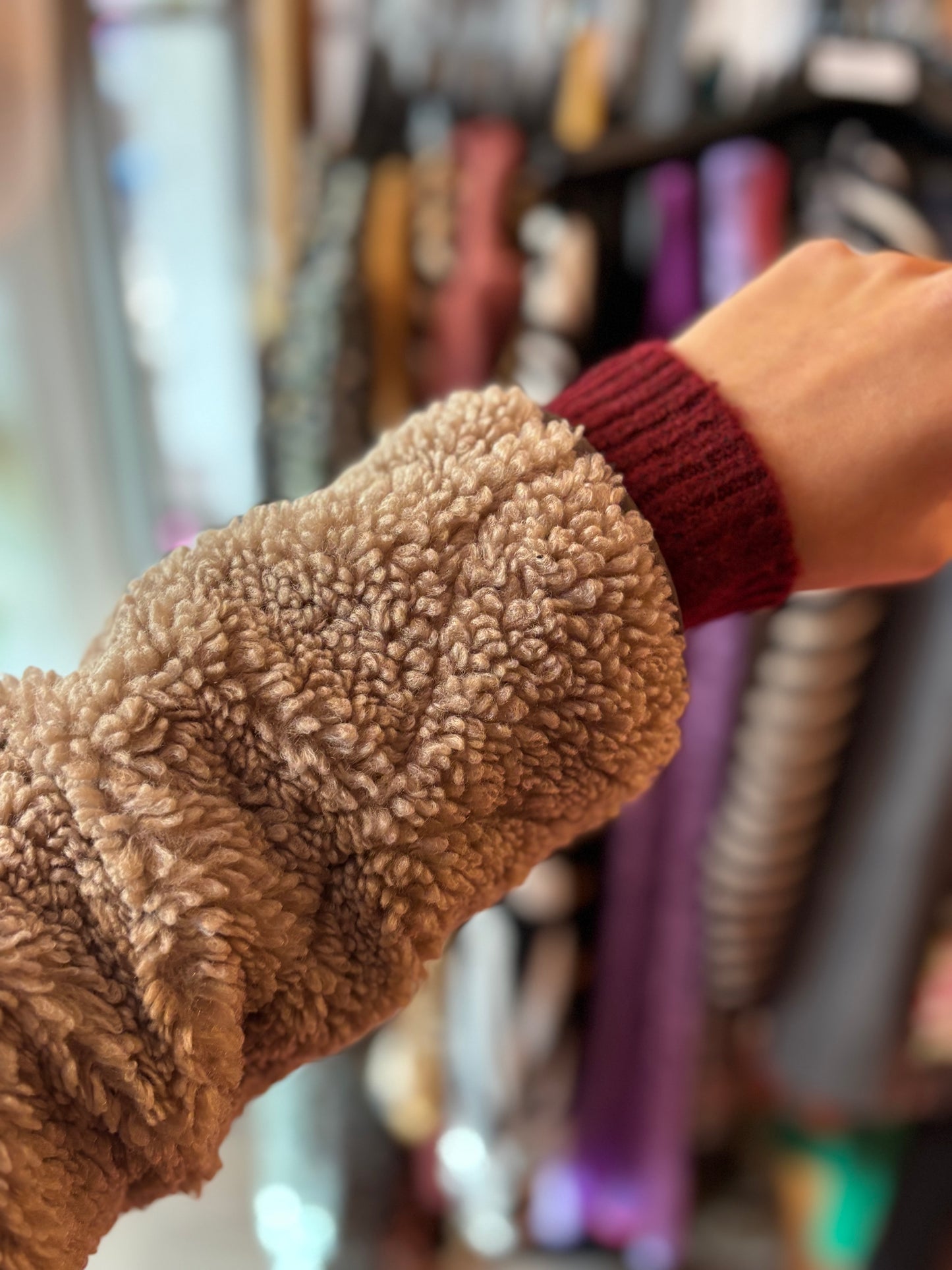 476-6 Poools tussenjas teddy maat 38