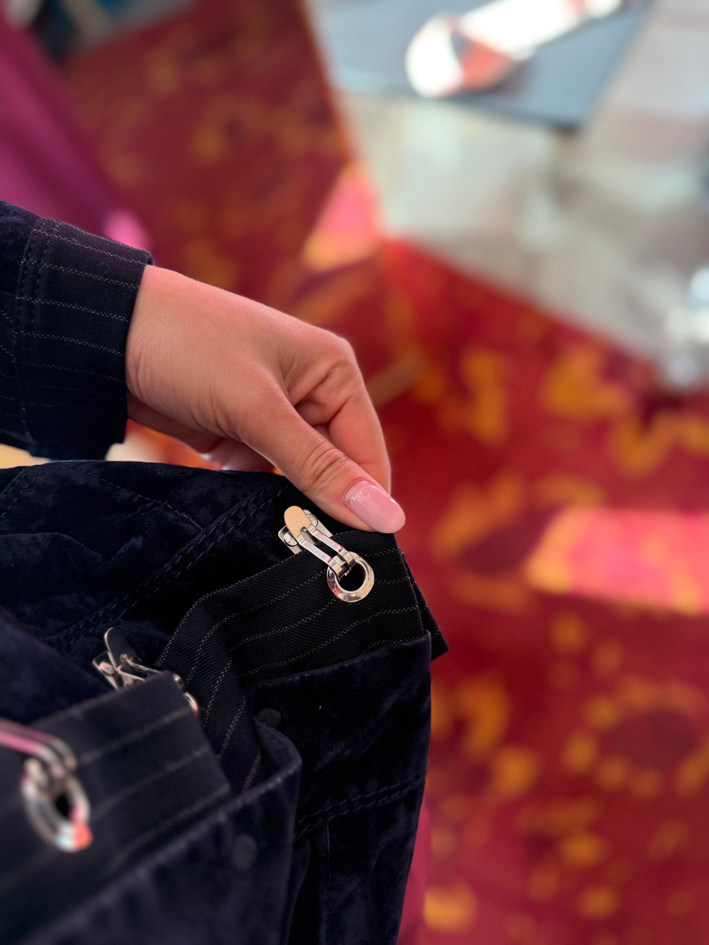 252-27 ICHI jasje donkerblauw maat S