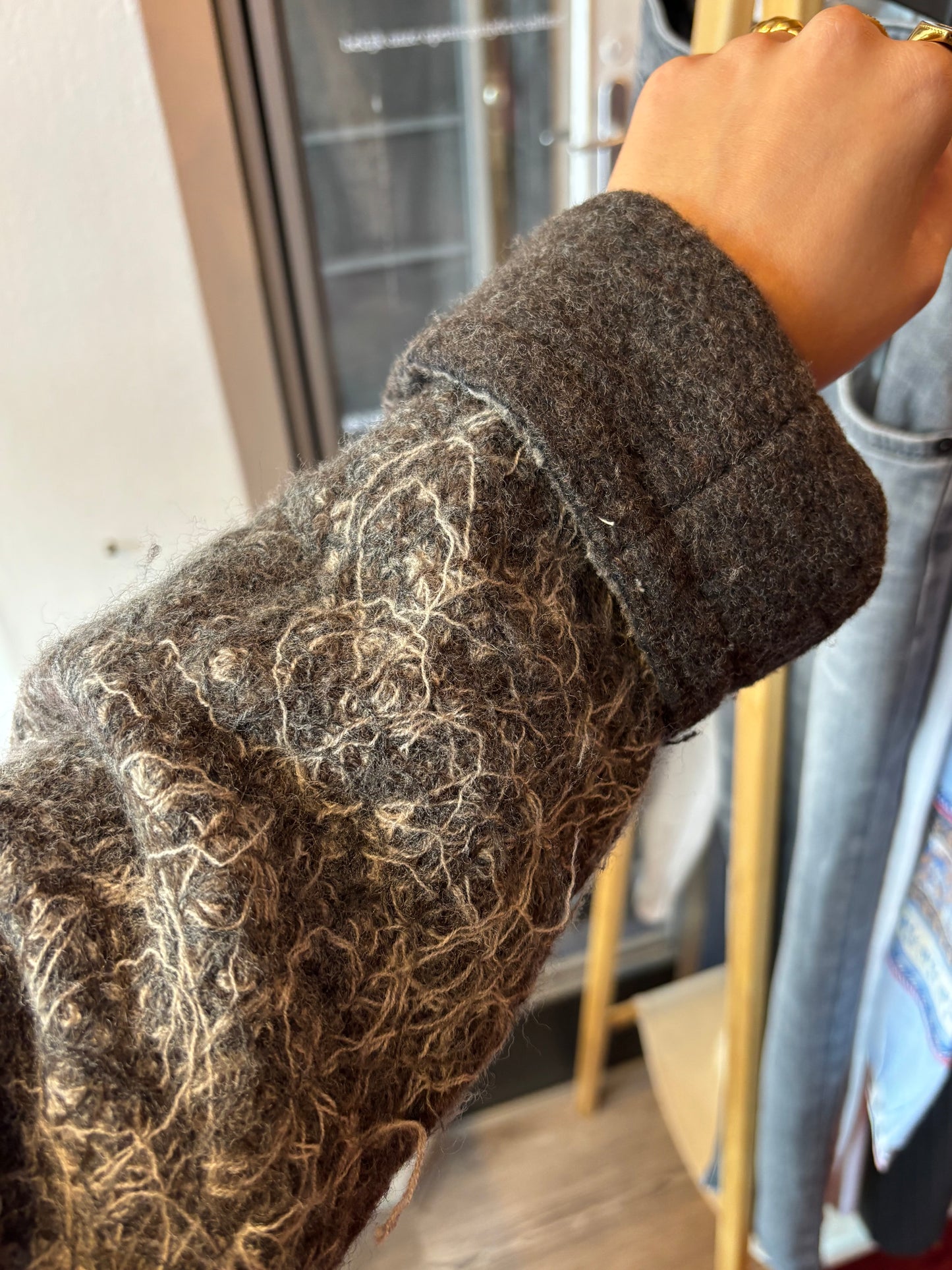 400-120 Creenstone jas kort maat L