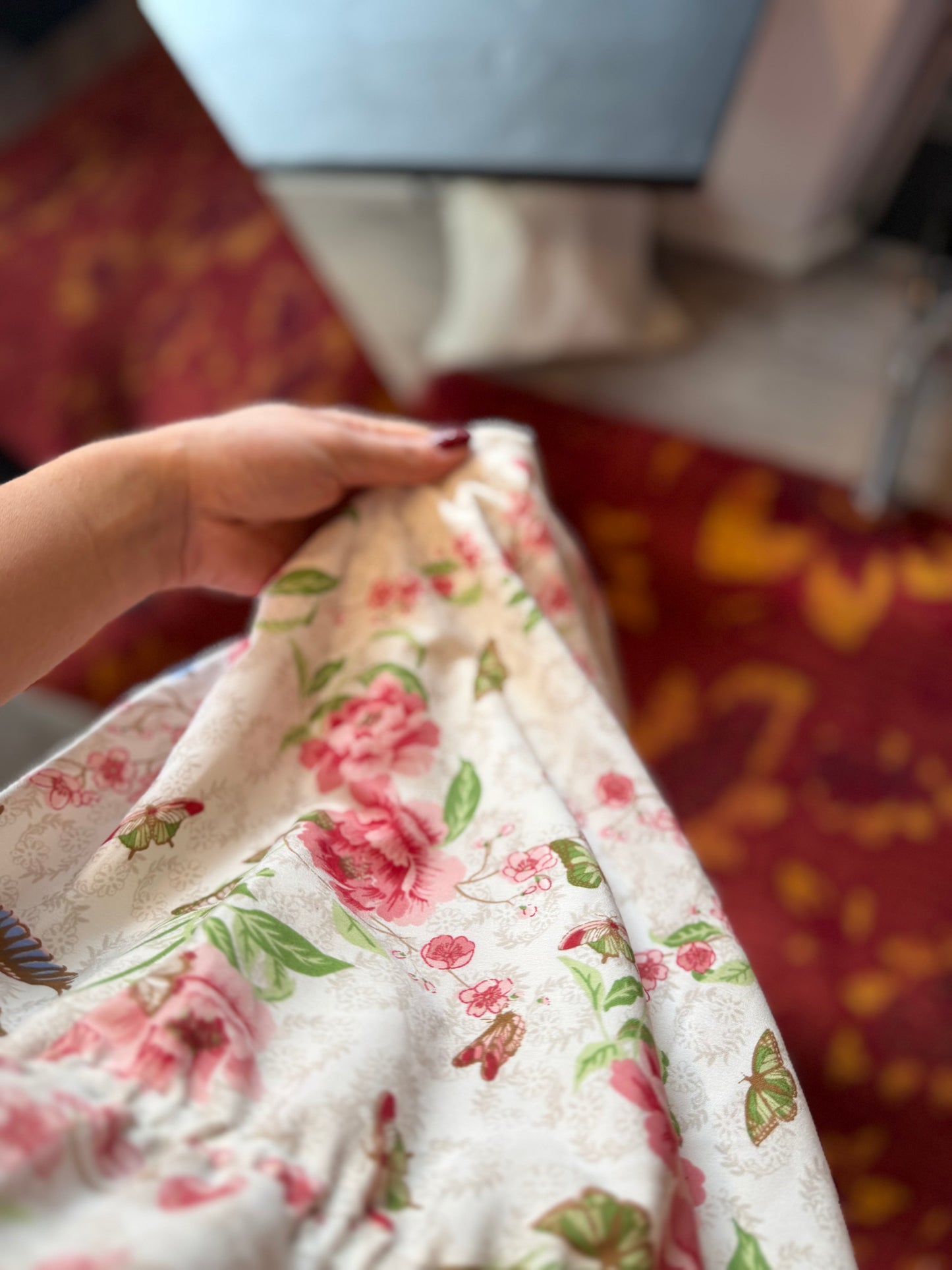 411-195 Yumi jurk bloemen maat 42