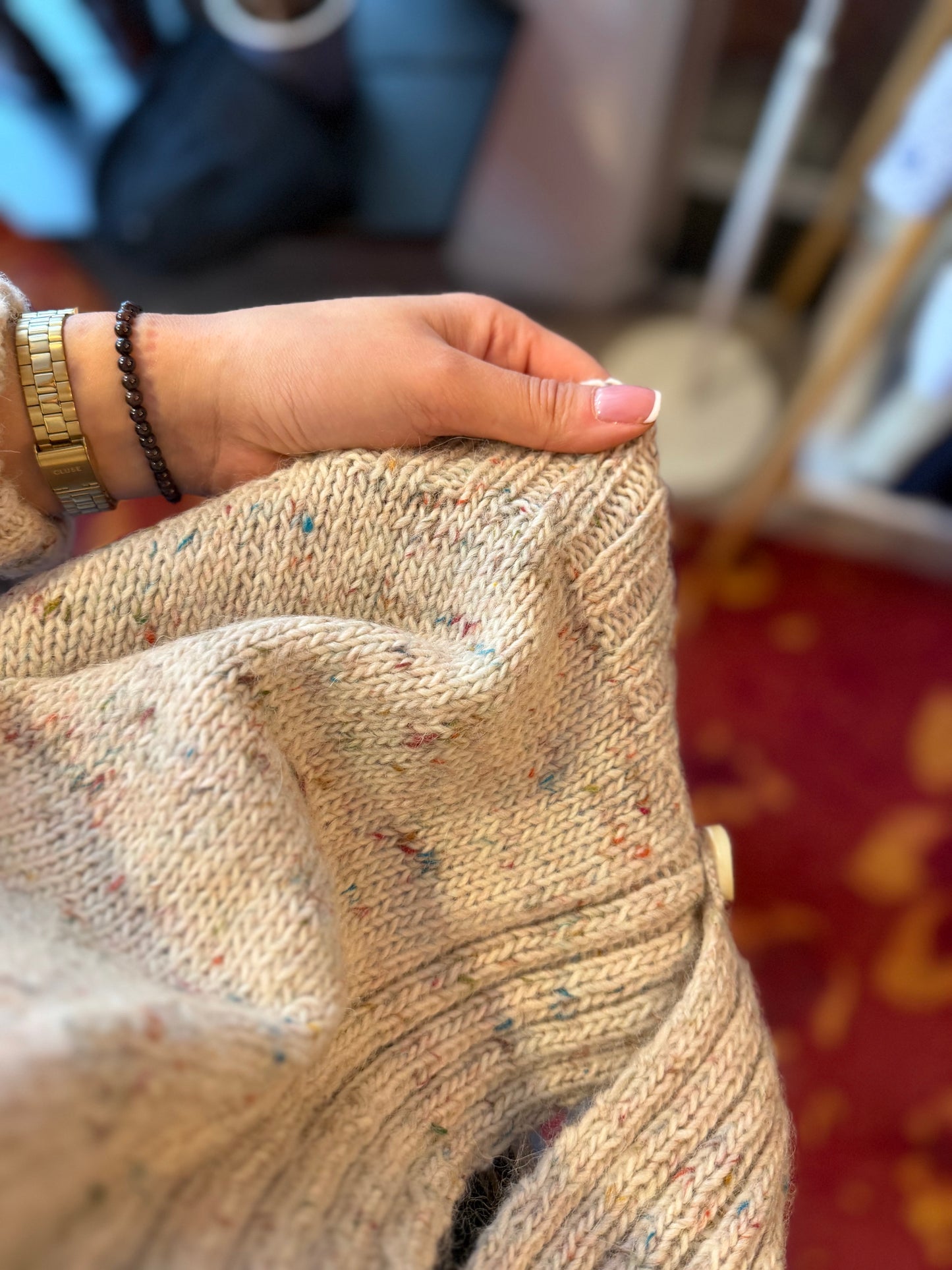 492-3 Gekleurd vest maat L/XL