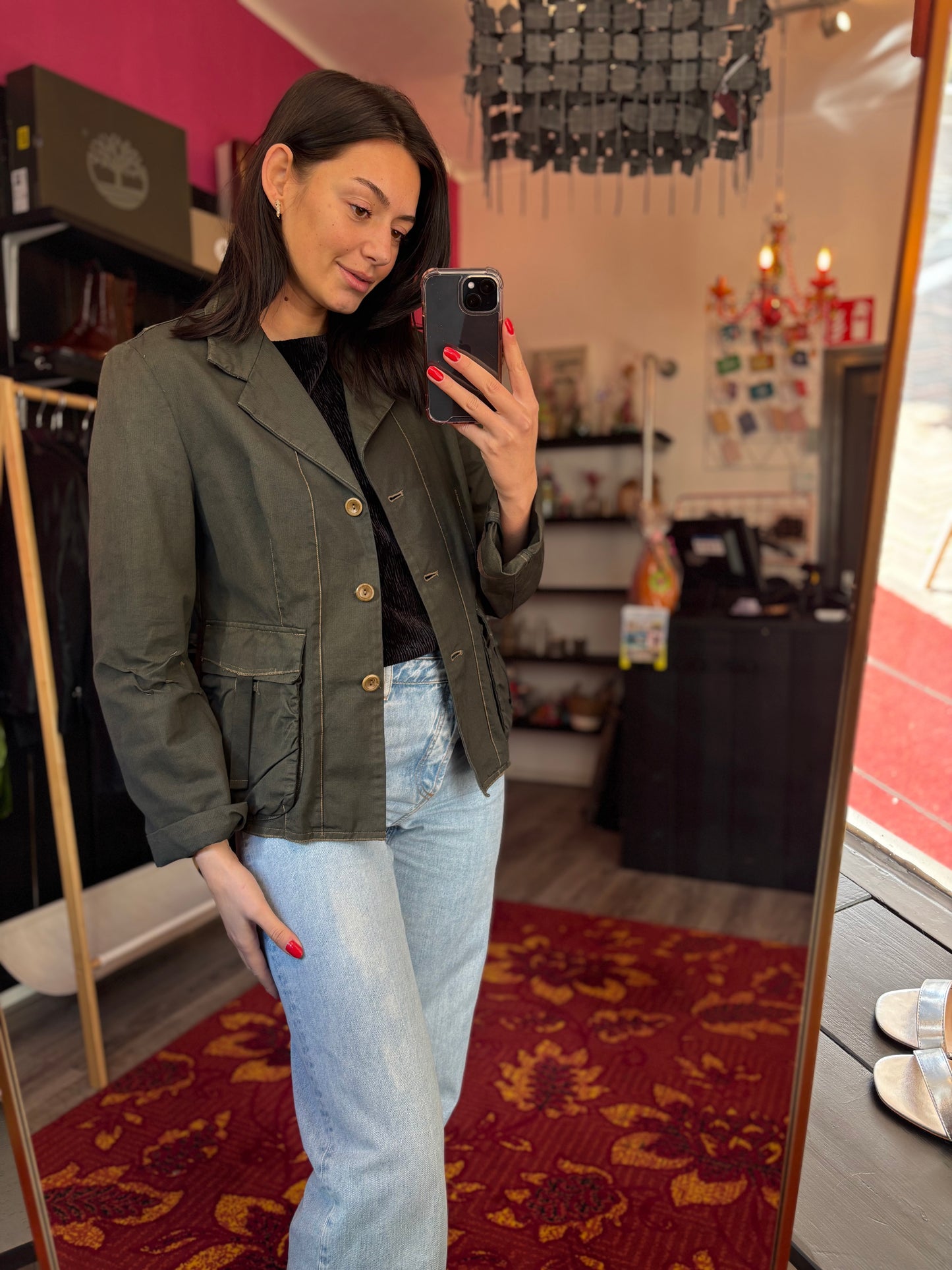 243-35 Jasje groen maat L