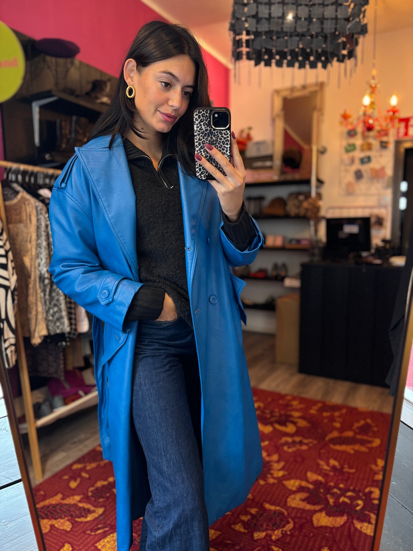 400-140 Stradivarius trenchcoat maat M