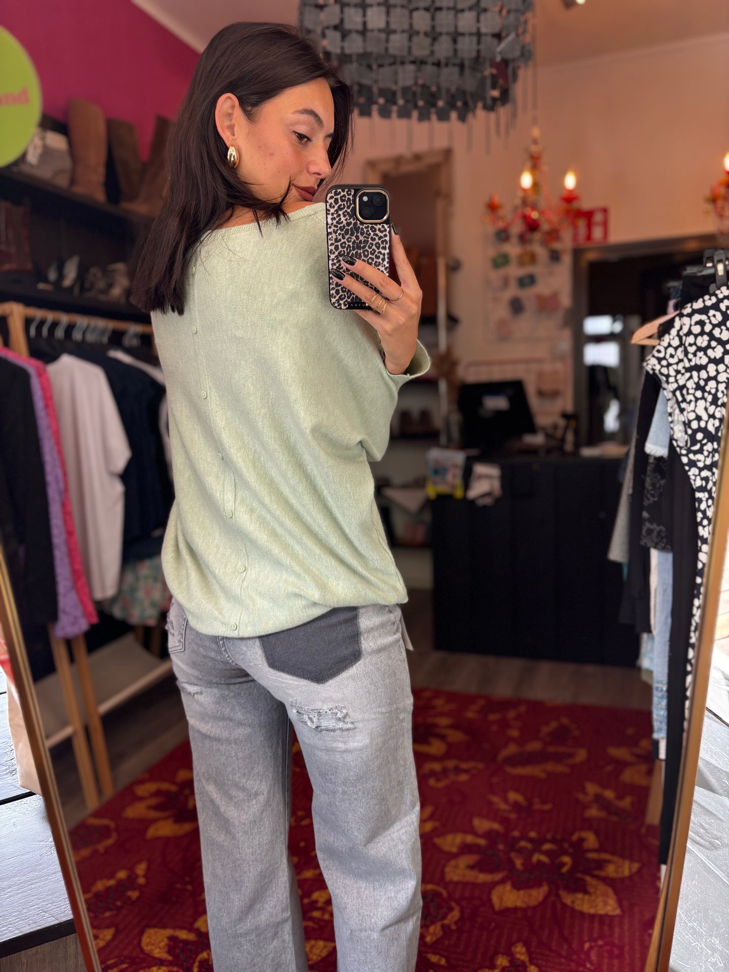 444-3 Soyaconcept trui mint maat XL