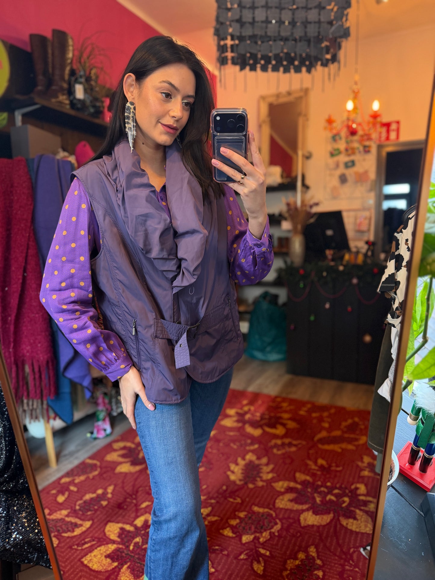 411-181 Efro bodywarmer paars 46