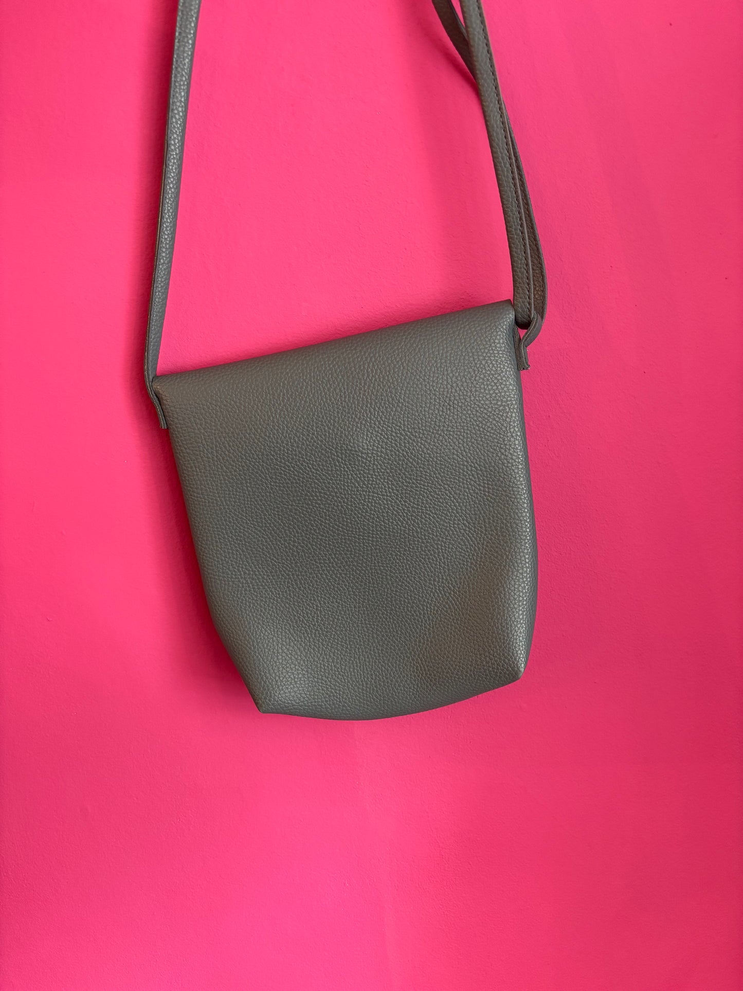 228-67 leren blauwe tas