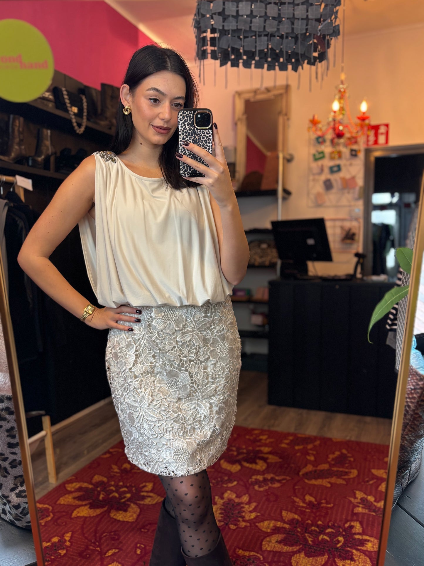 400-137 Frank Lyman jurk maat 44