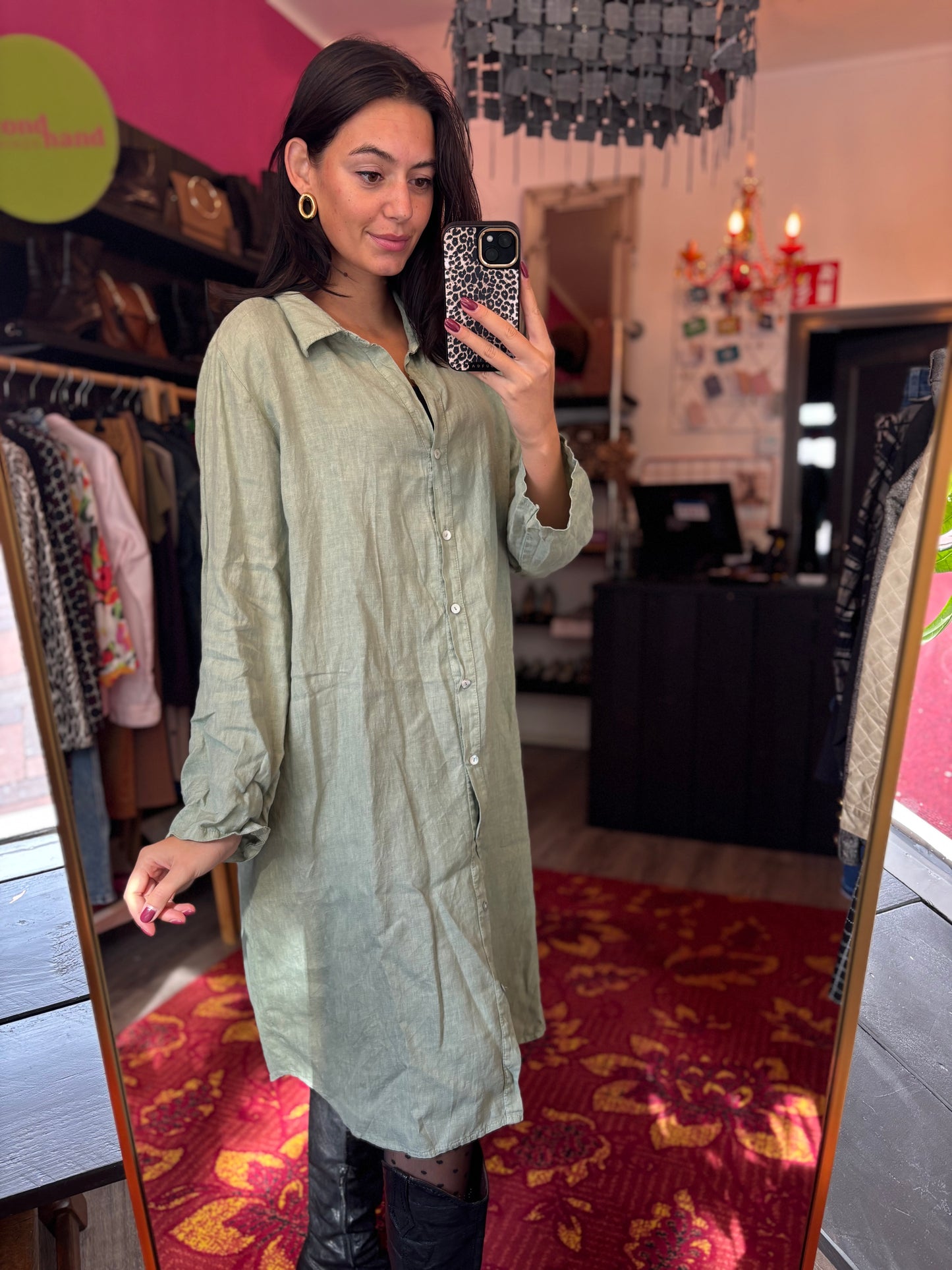 202-17 Perla nera jurk maat XL