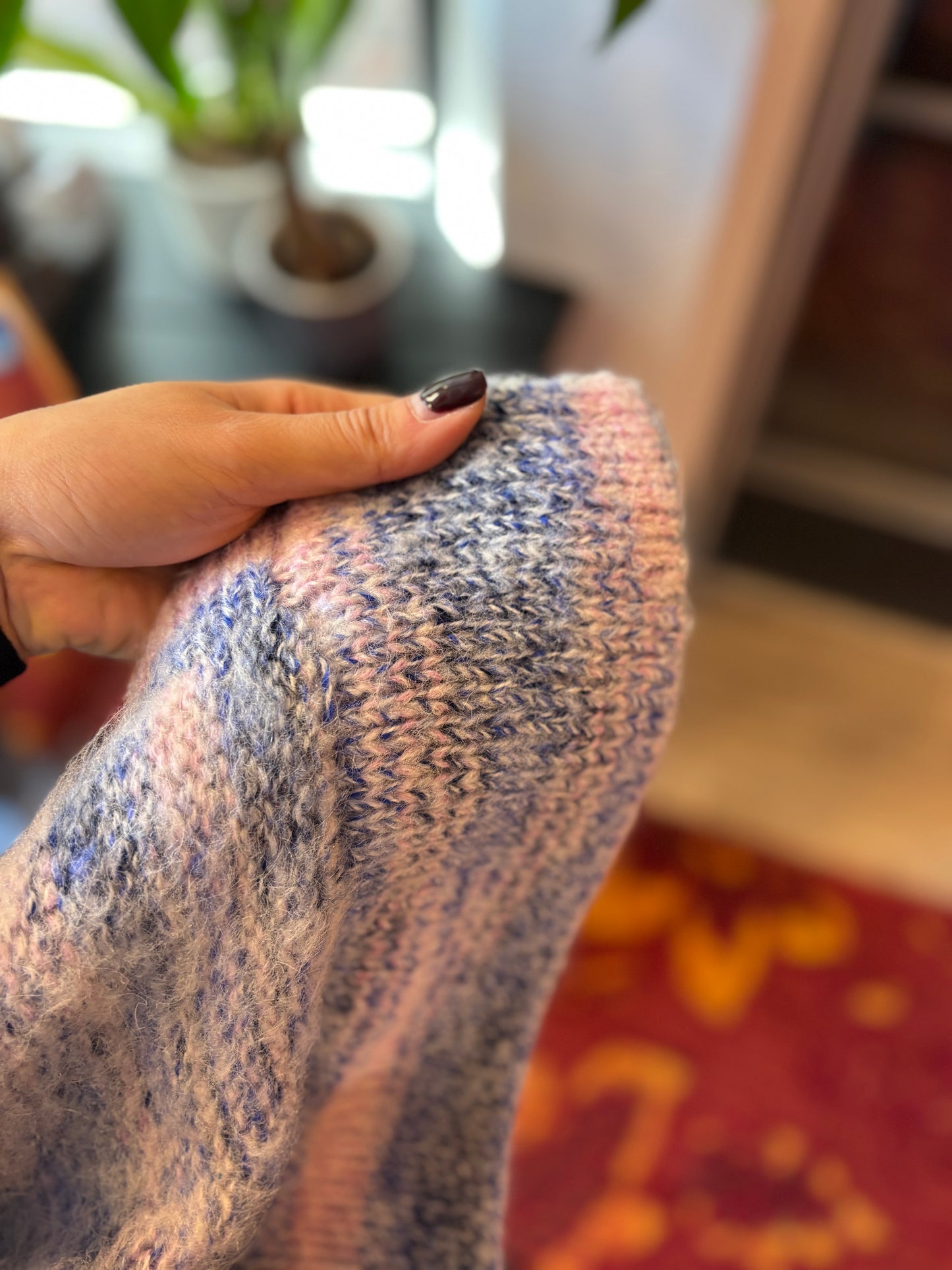 411-144 Gekleurd vest one size