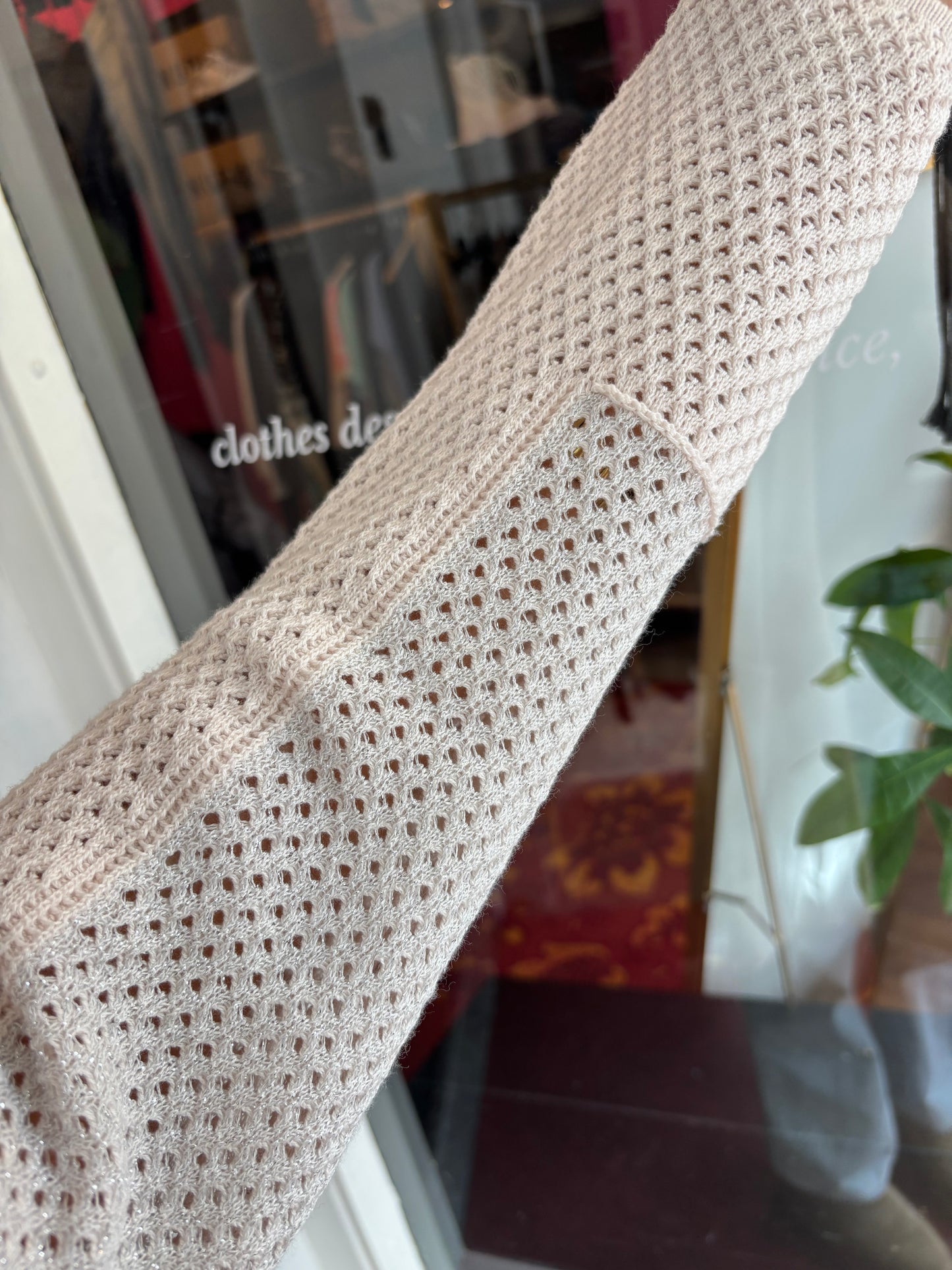 260-141 Monari vest creme zilver maat 42 nieuw