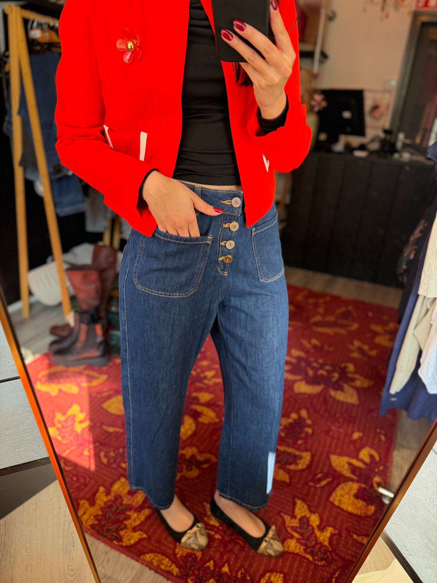 284-187 Zara jeans maat 40