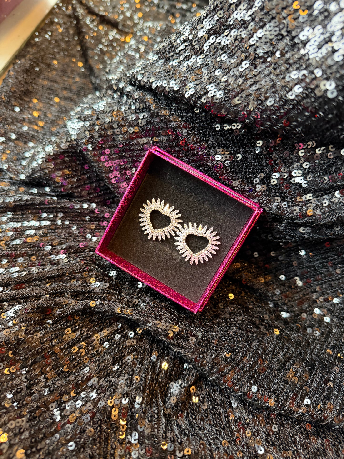 Oorbellen festive zilver