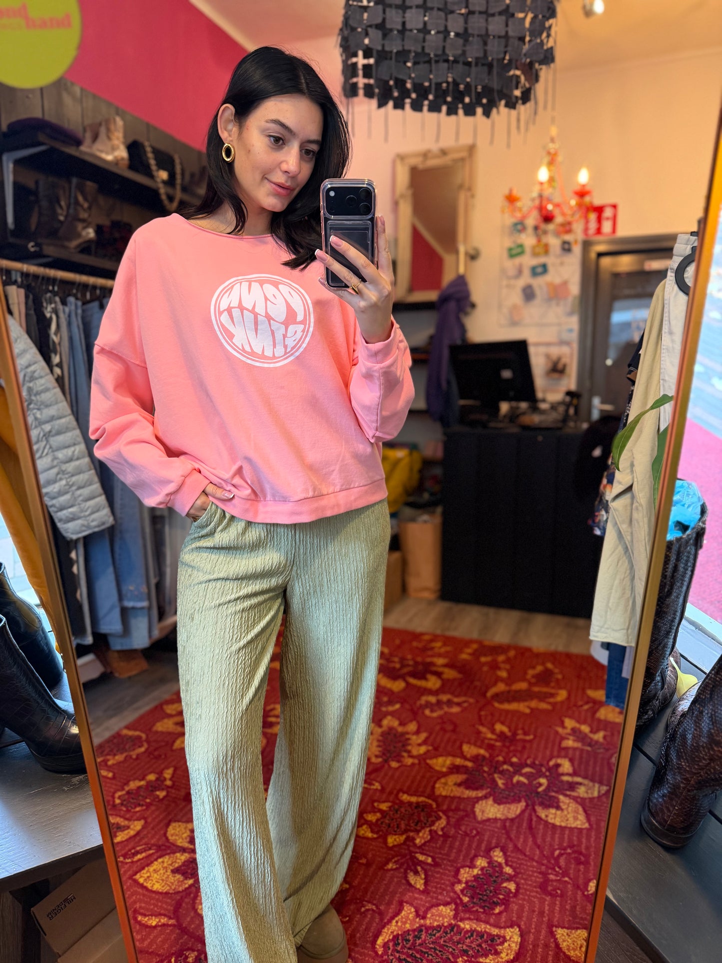 452-104 Penn&Ink fleece trui nieuw maat XL