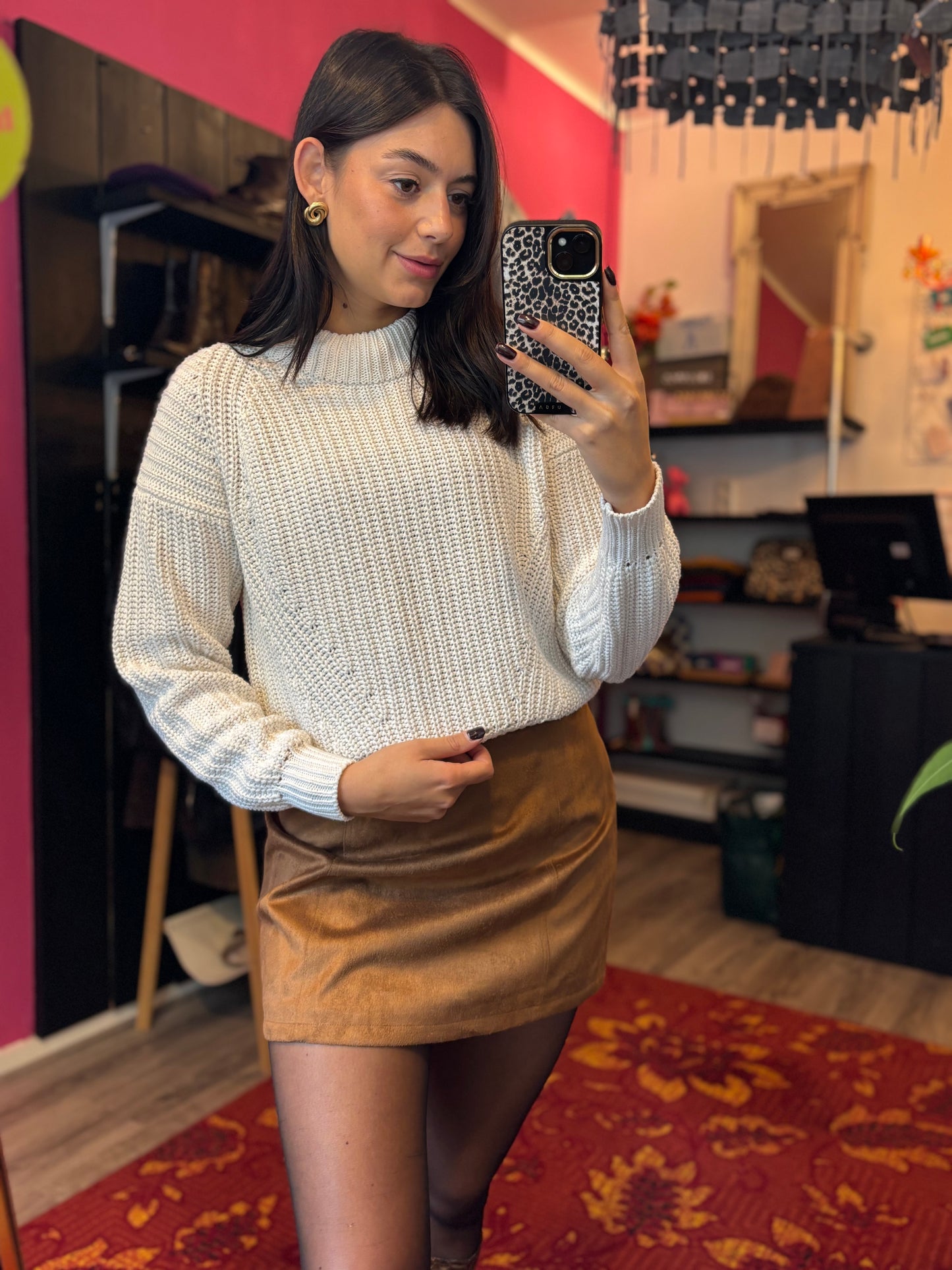 266-22 Rut&circle trui maat XS/S