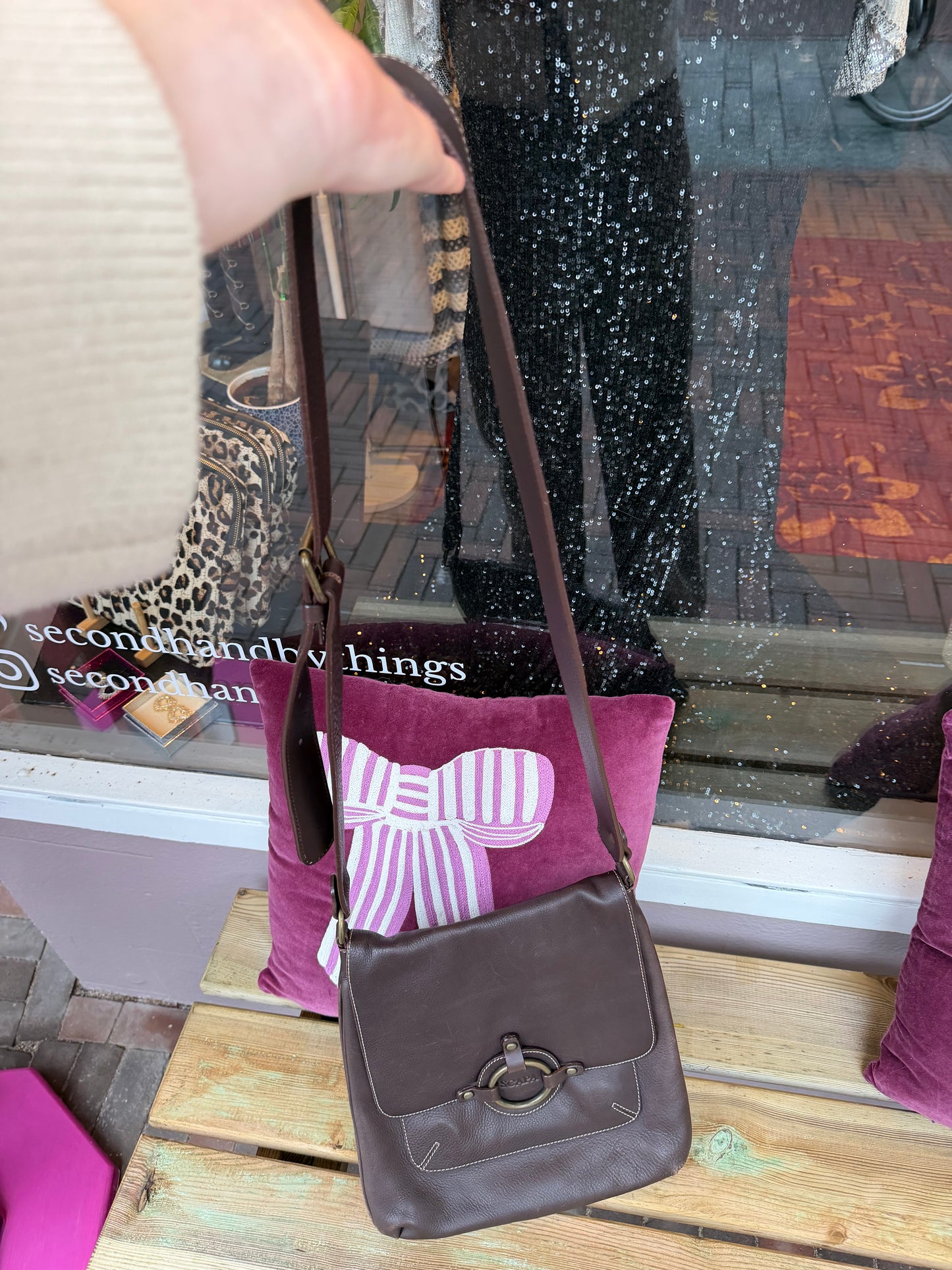 254-62 Scapa leren tas