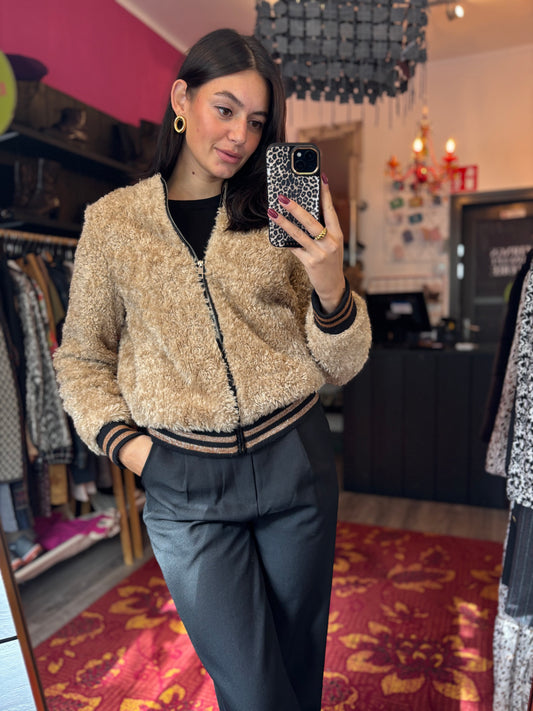 176-126 Rino&pelle teddyjacket maat 34