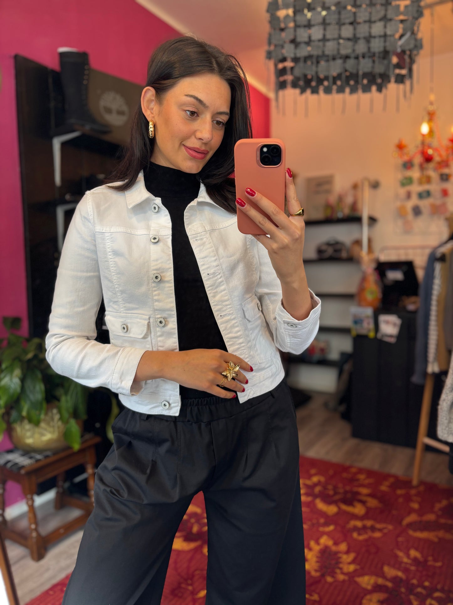 200-93 Sandwich spijkerjasje maat 34