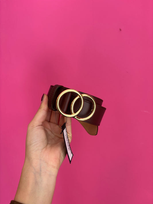 Joss riem bruin real leather