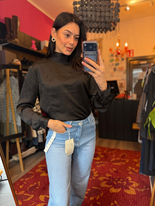 400-150 Josh V blouse zwart maat L