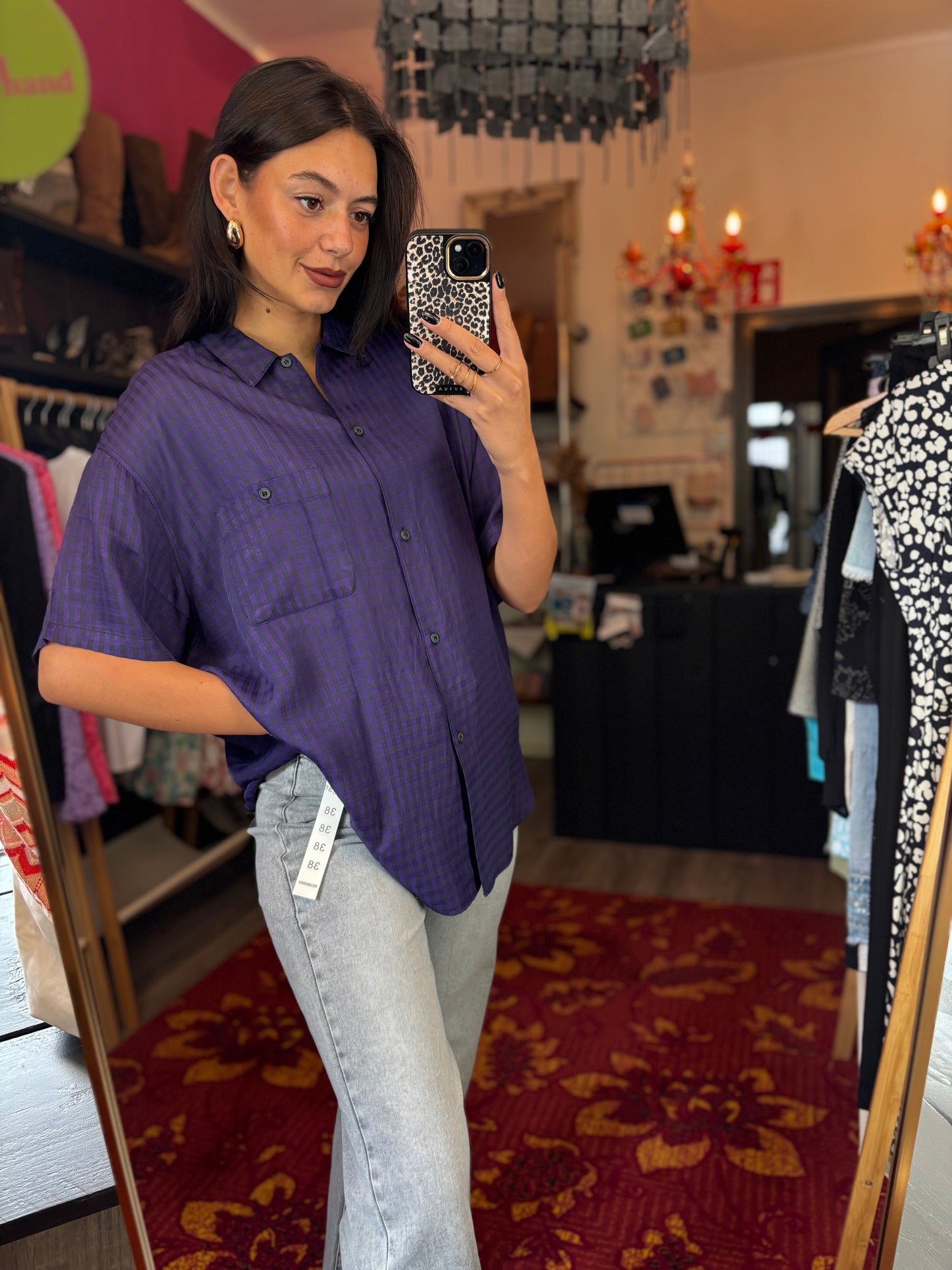 243-151 InWear blouse oversized size M