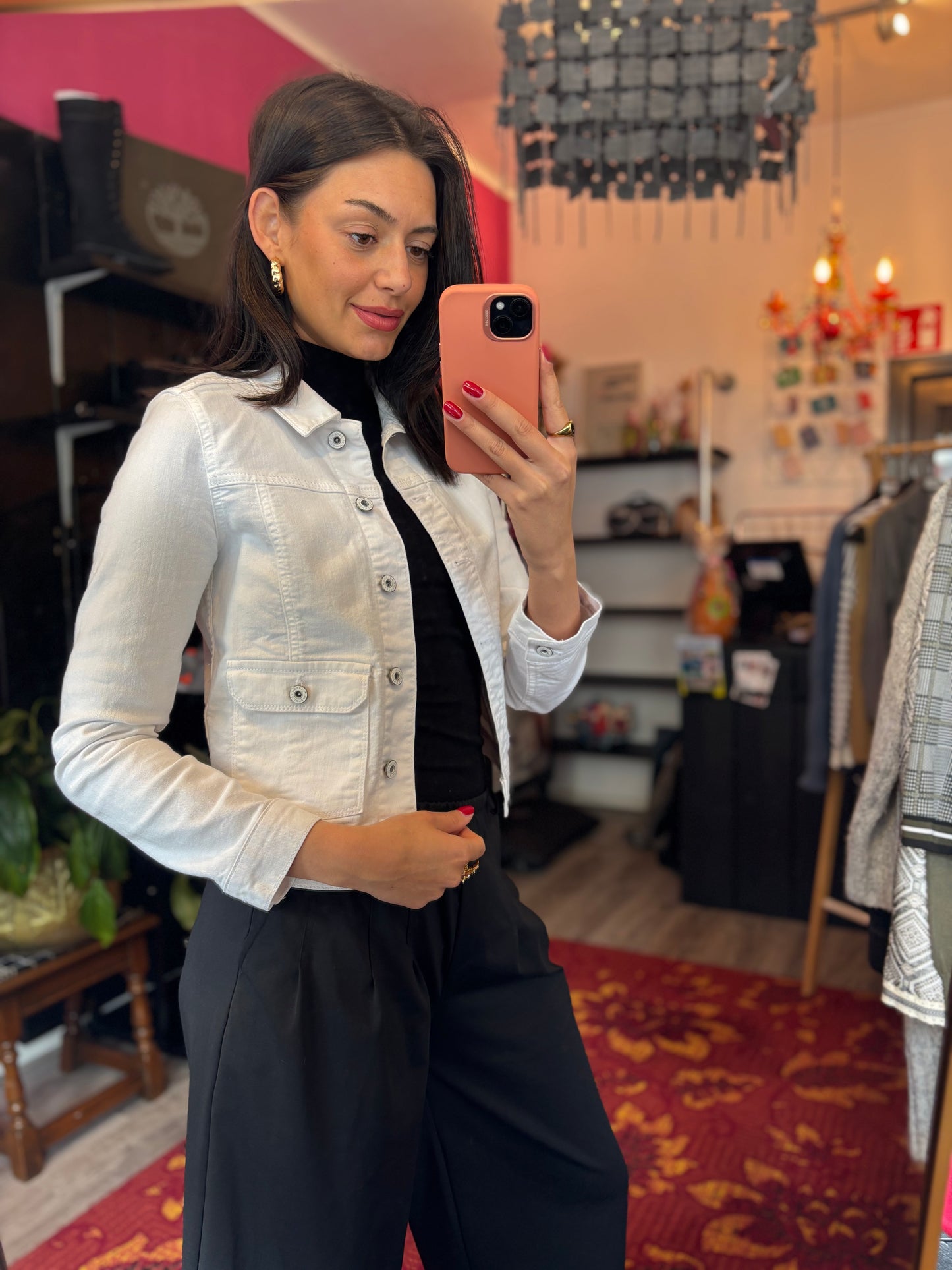 200-93 Sandwich spijkerjasje maat 34