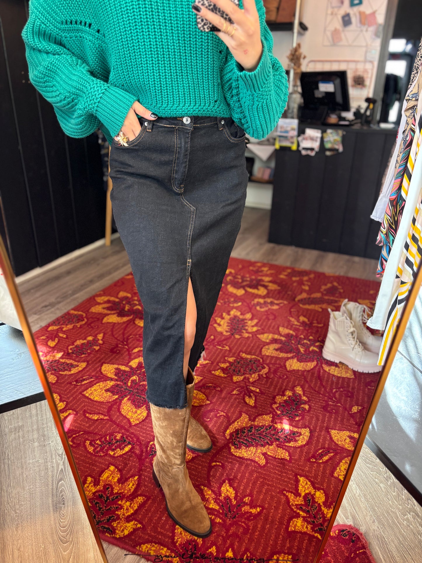 186-139 Norfy Denim rok maat 40