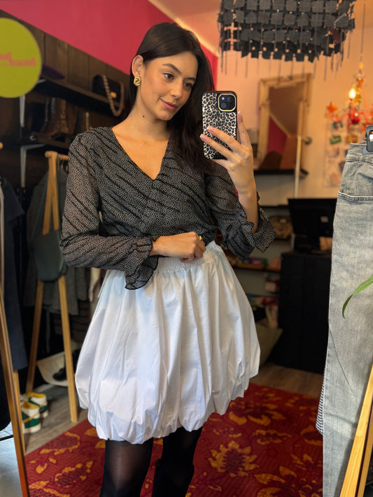 459-23 ByNaoom ballonrok maat 42 t/m 50 nieuw