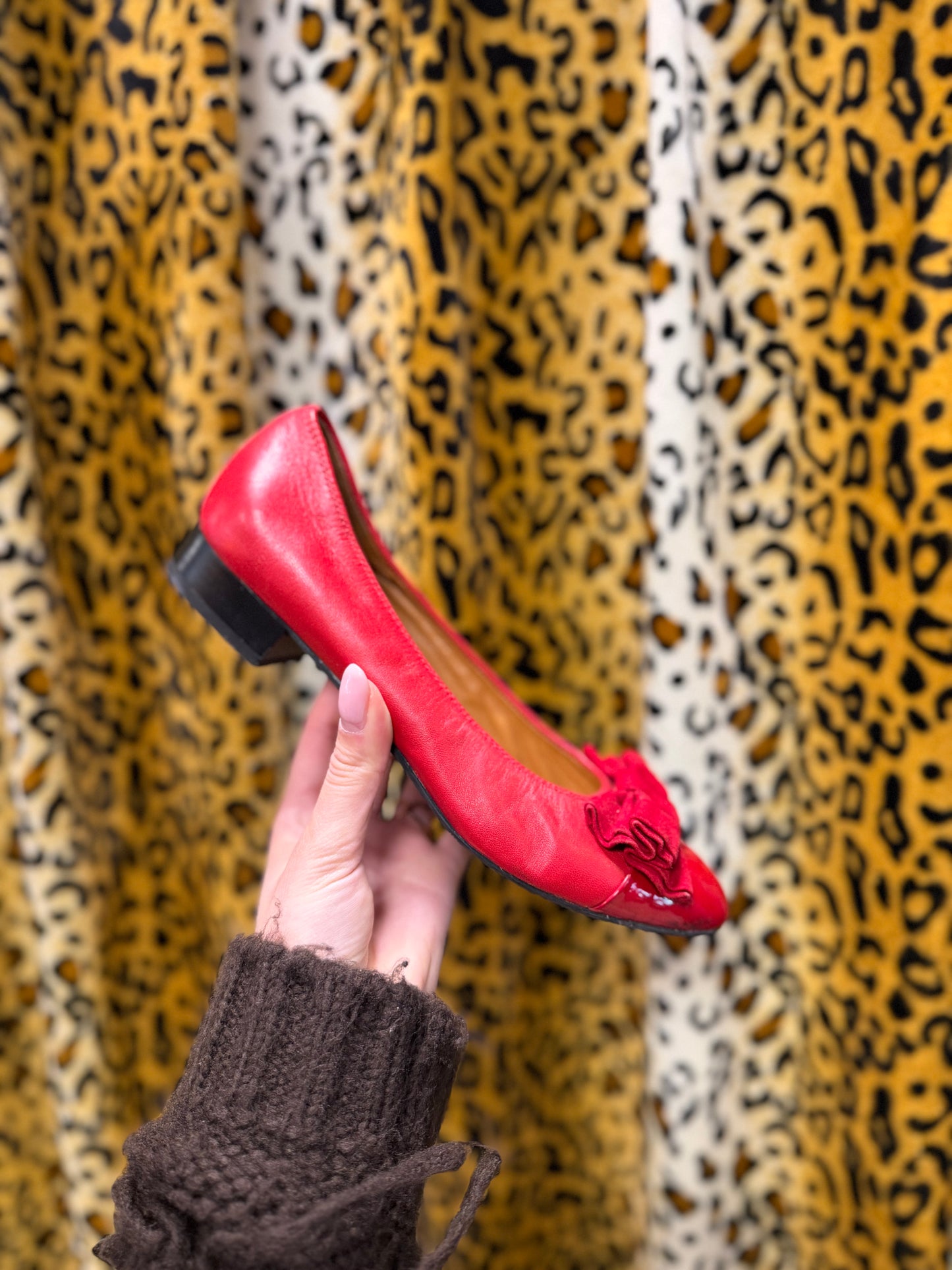 478-67 Voltan ballerina rood maat 38.5