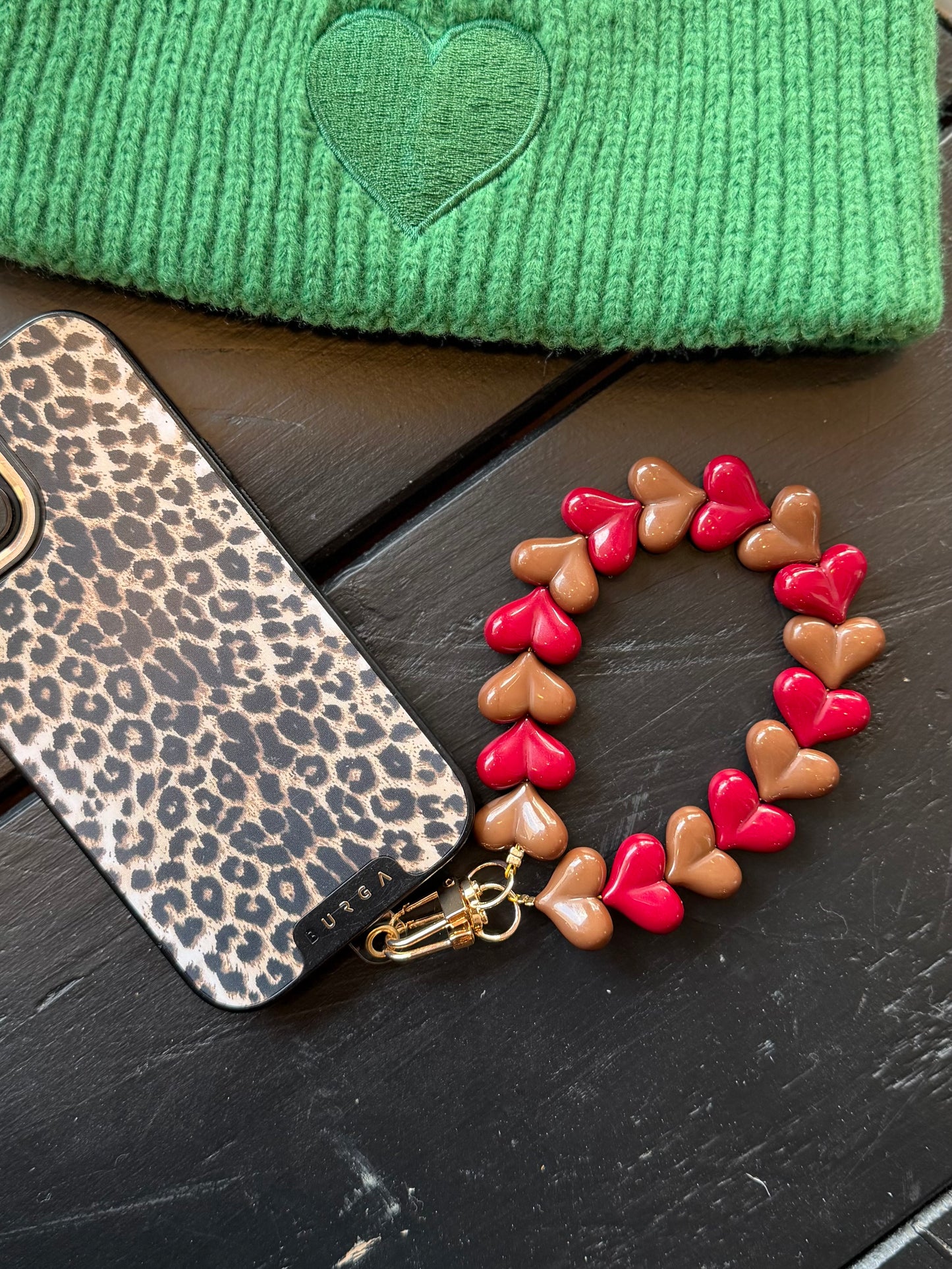 telefoonkoord hartjes