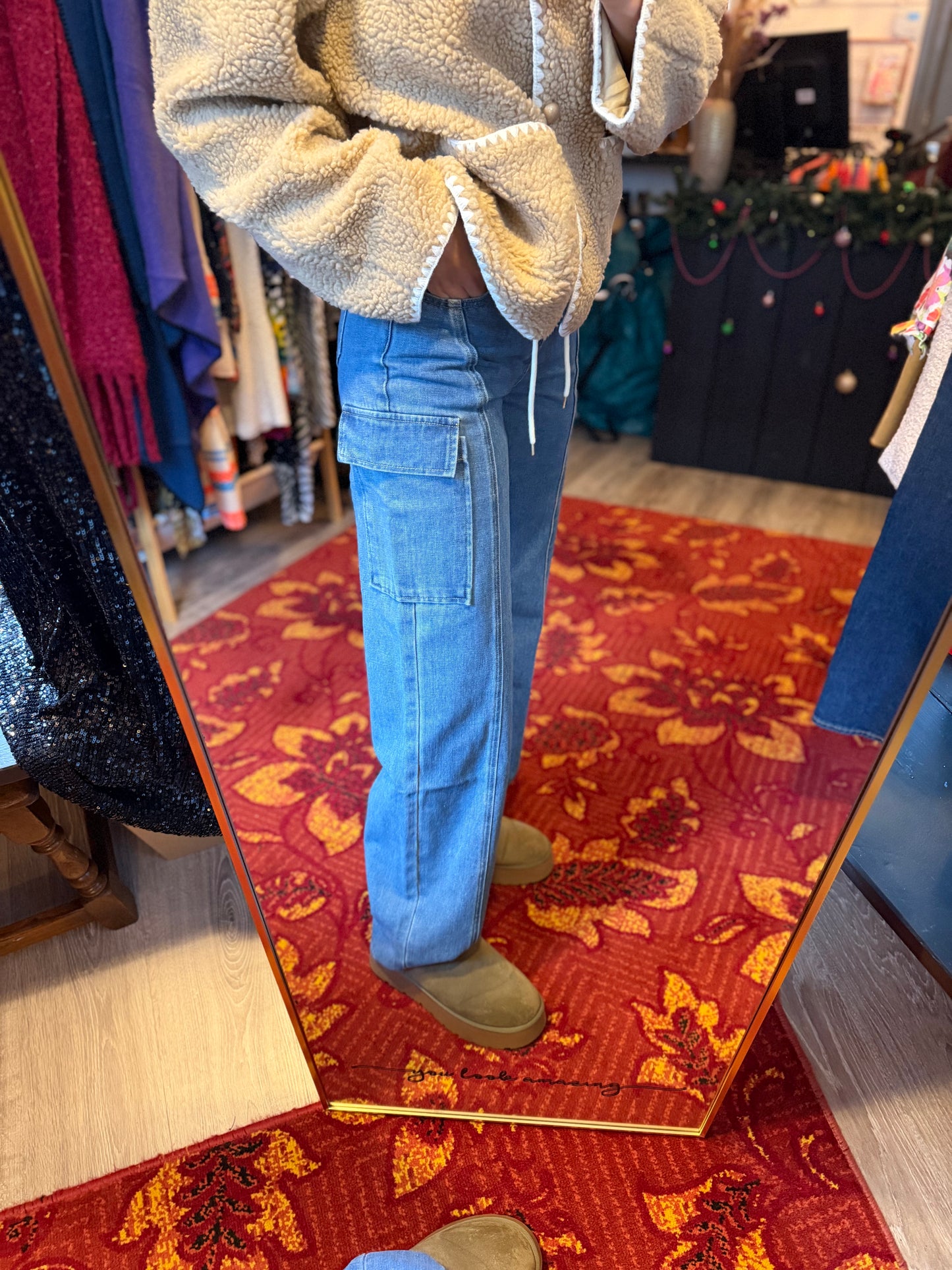 400-165 Cargo jeans maat S