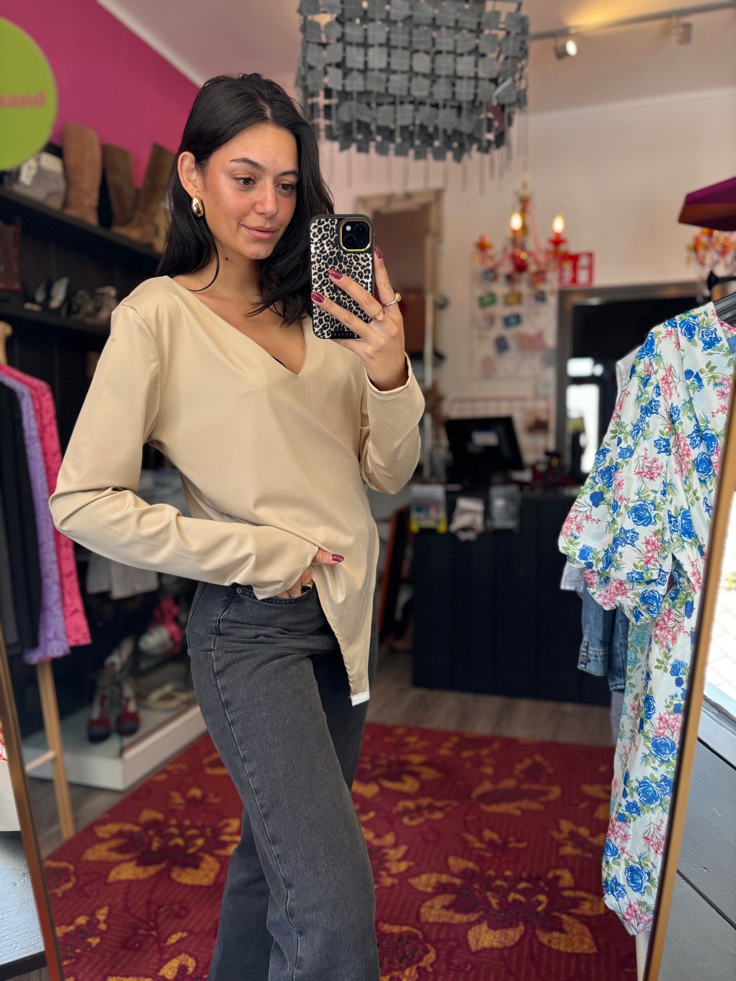 459 ByNaoom body beige maat 42 t/m 50-52