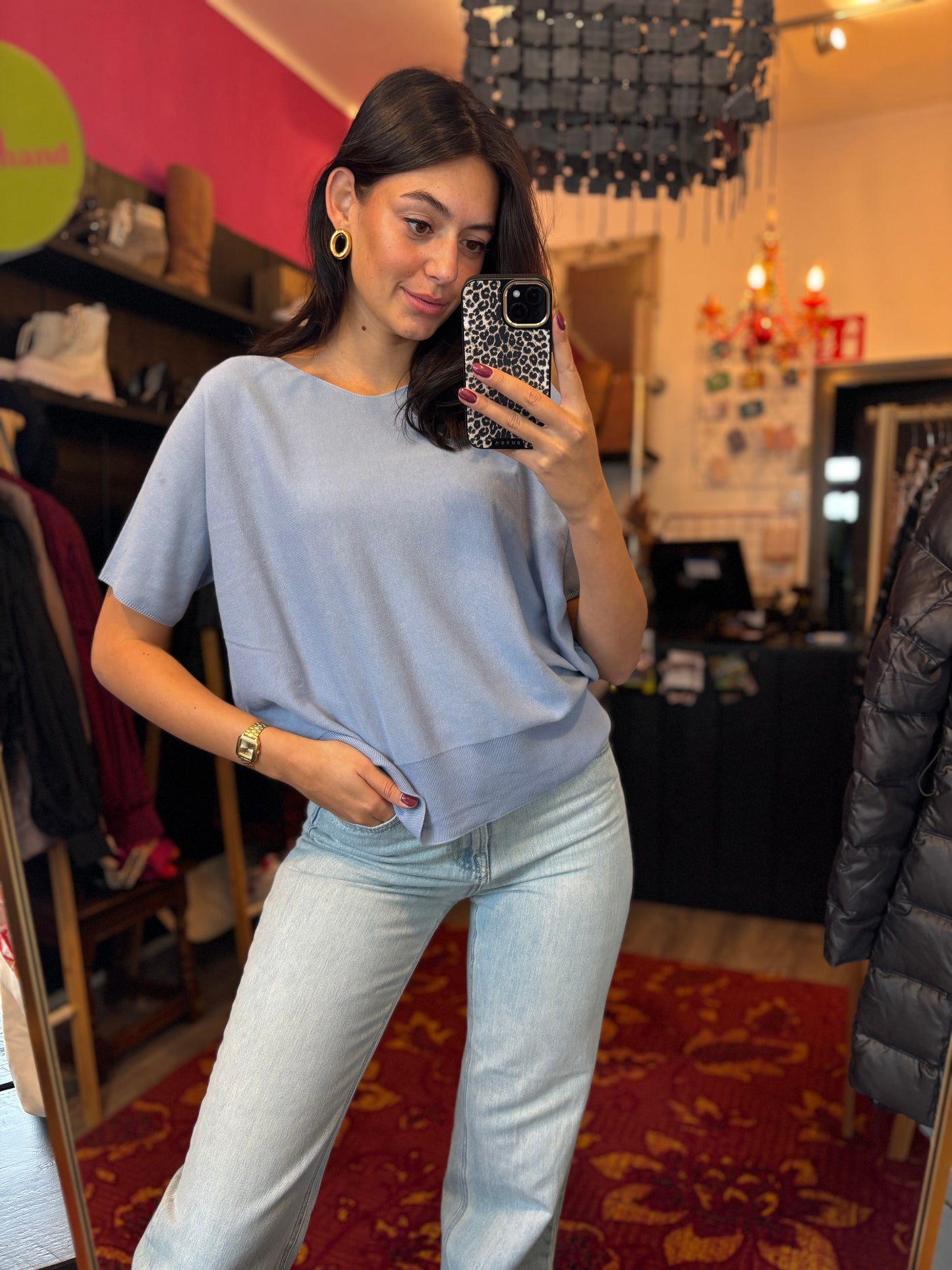 363-67 Drykorn Someli basic blue size S