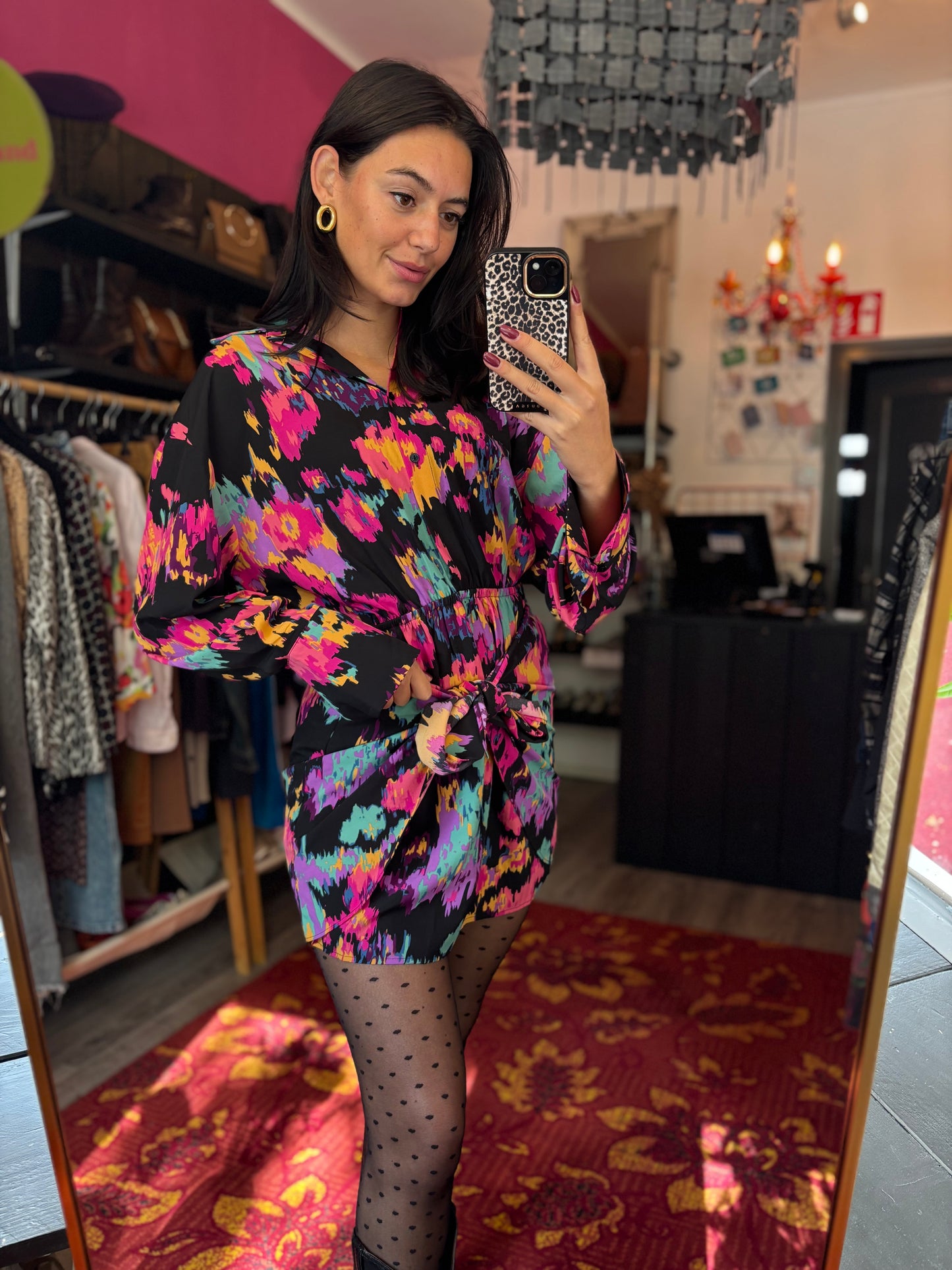 472-5 Loavies jurkje gekleurd maat L