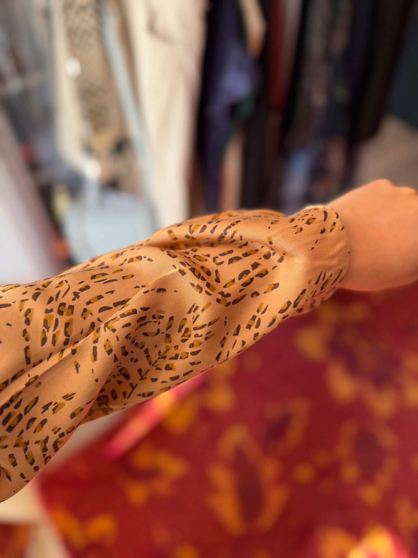 342-77 Pulz blouse maat L