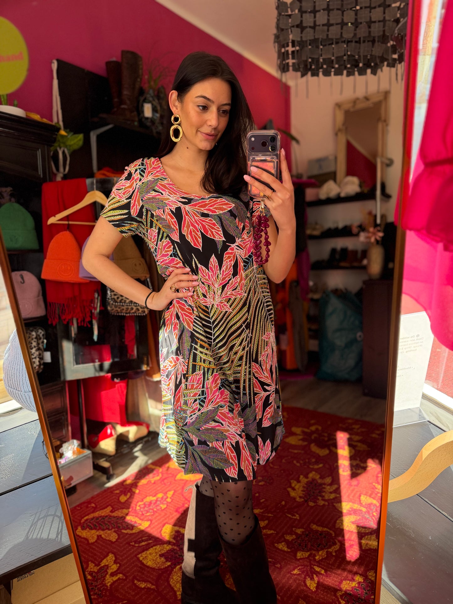 486-12 Joy’s paris jurk maat L