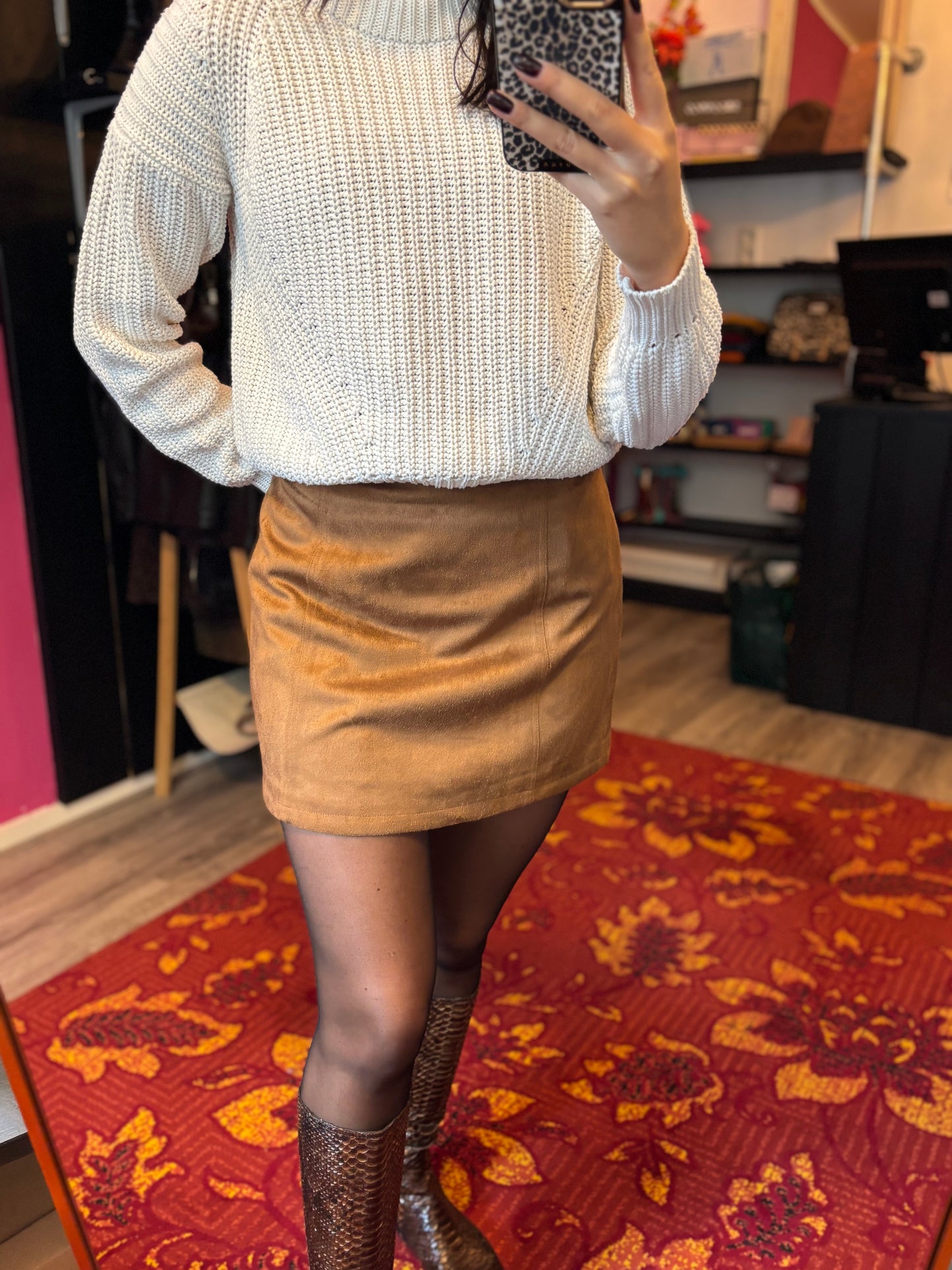 352-54 Cotton club rokje maat M