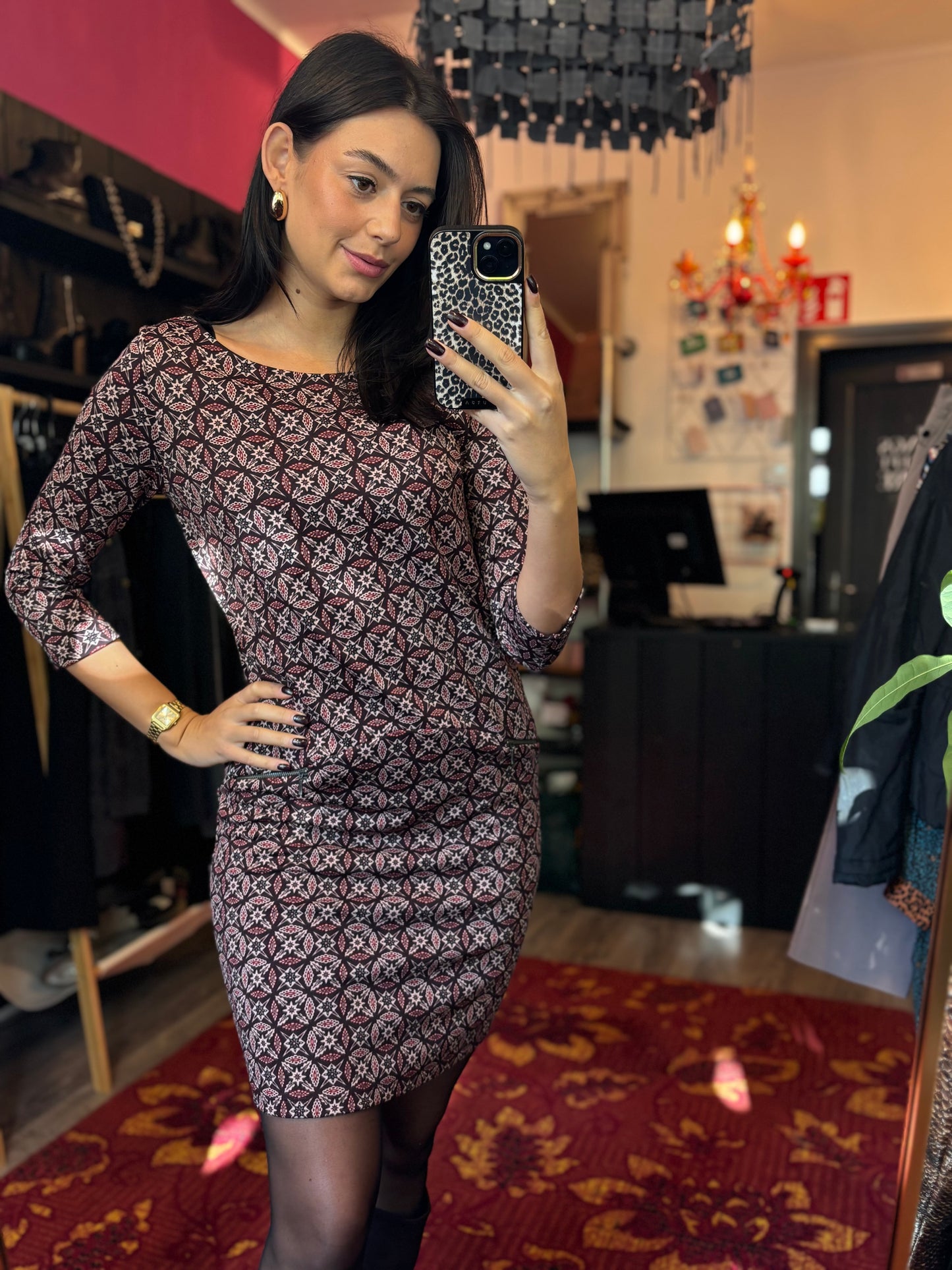 422-7 Comma jurk maat 36