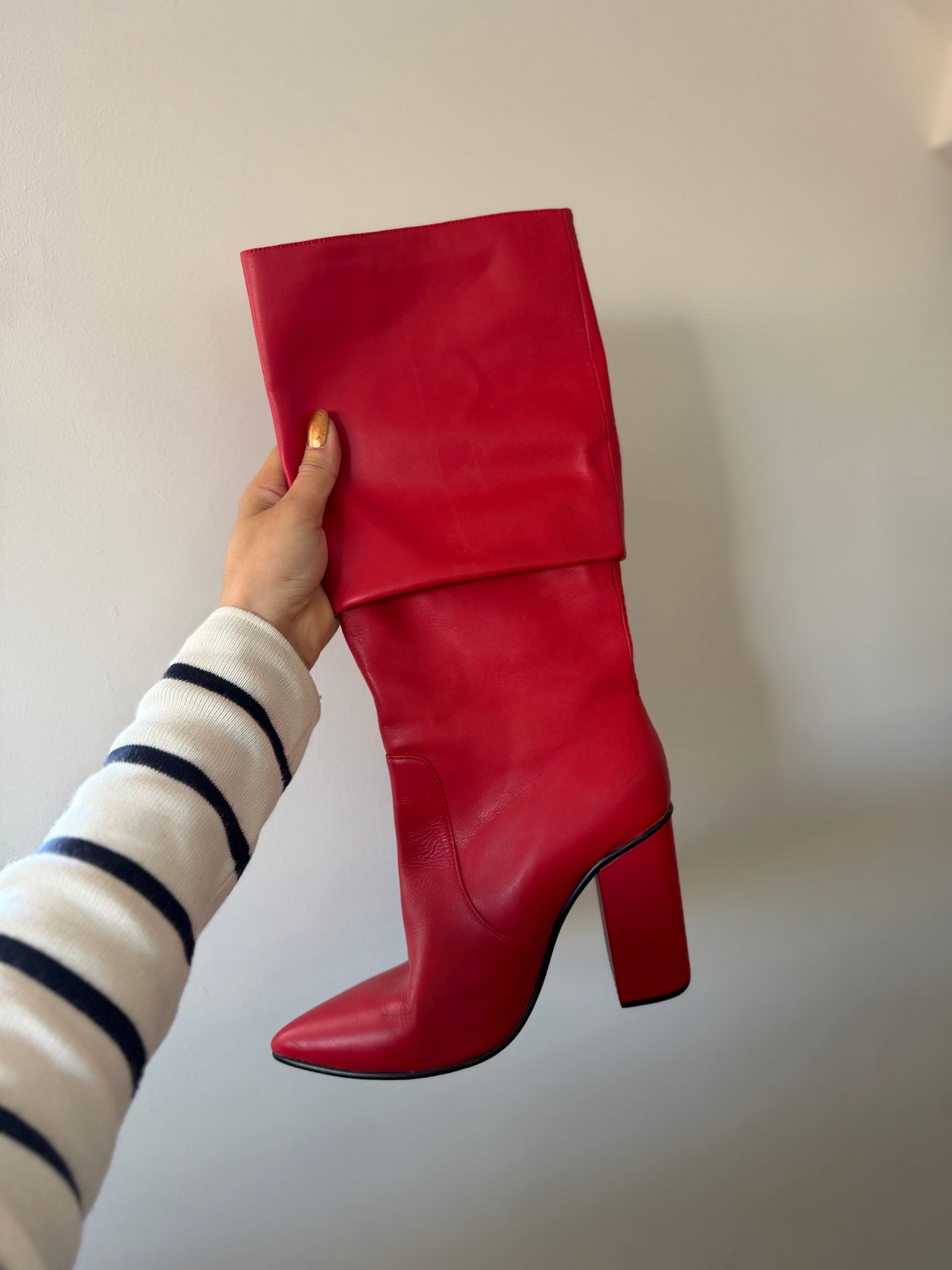 269-12 Rode laarzen maat 40