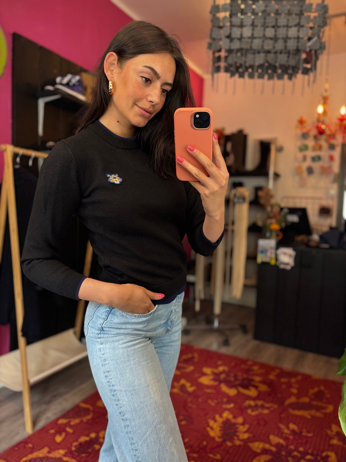 431-10 Kenzo wollen trui maat S