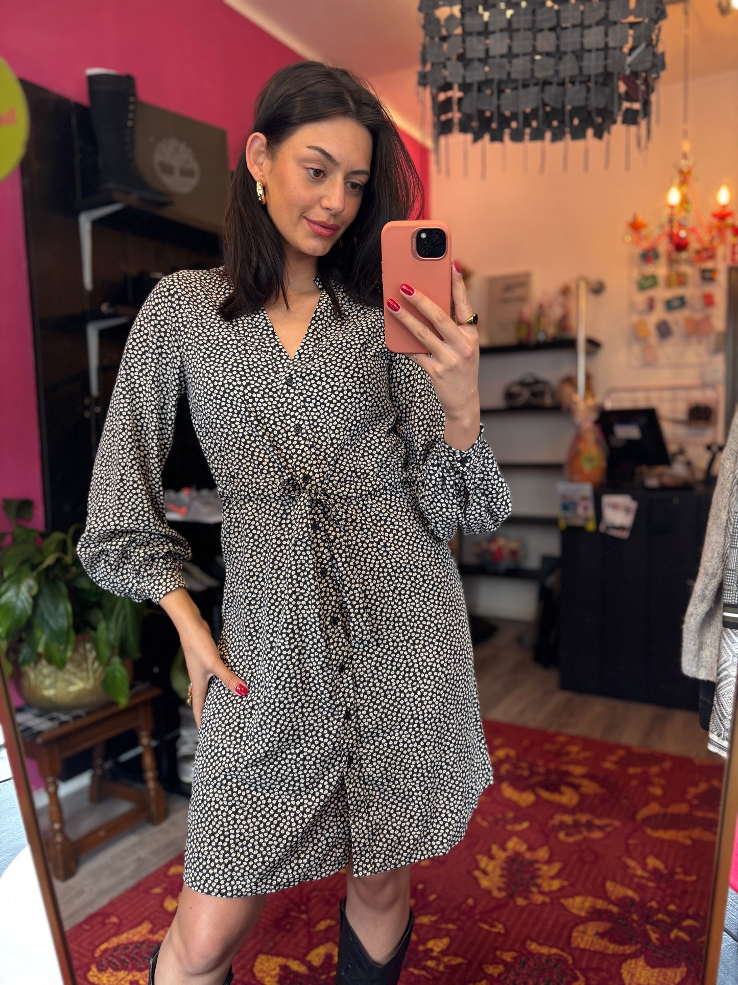 342-45 Object blouse jurk maat 34